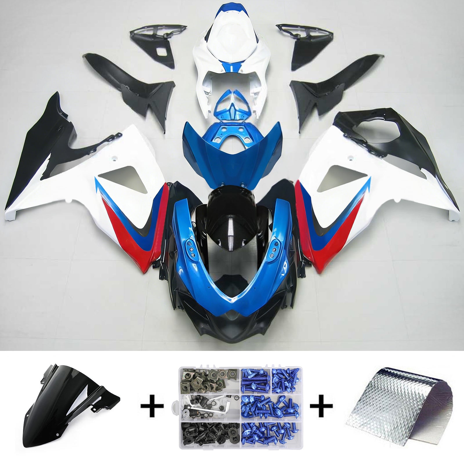 Injection carénage kit carrosserie plastique ABS pour Suzuki GSXR1000 2009-2016 K9