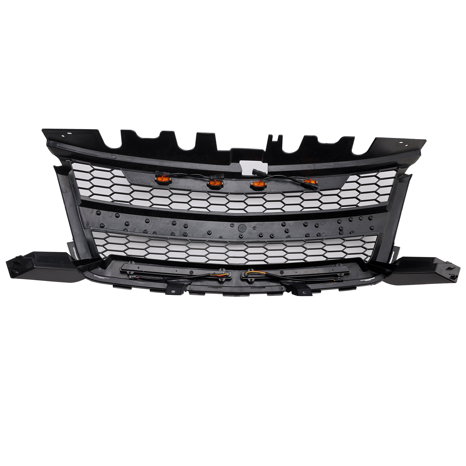 Mat Black Front Bumper Grid voor Chevy Colorado 2016-2020 met LED
