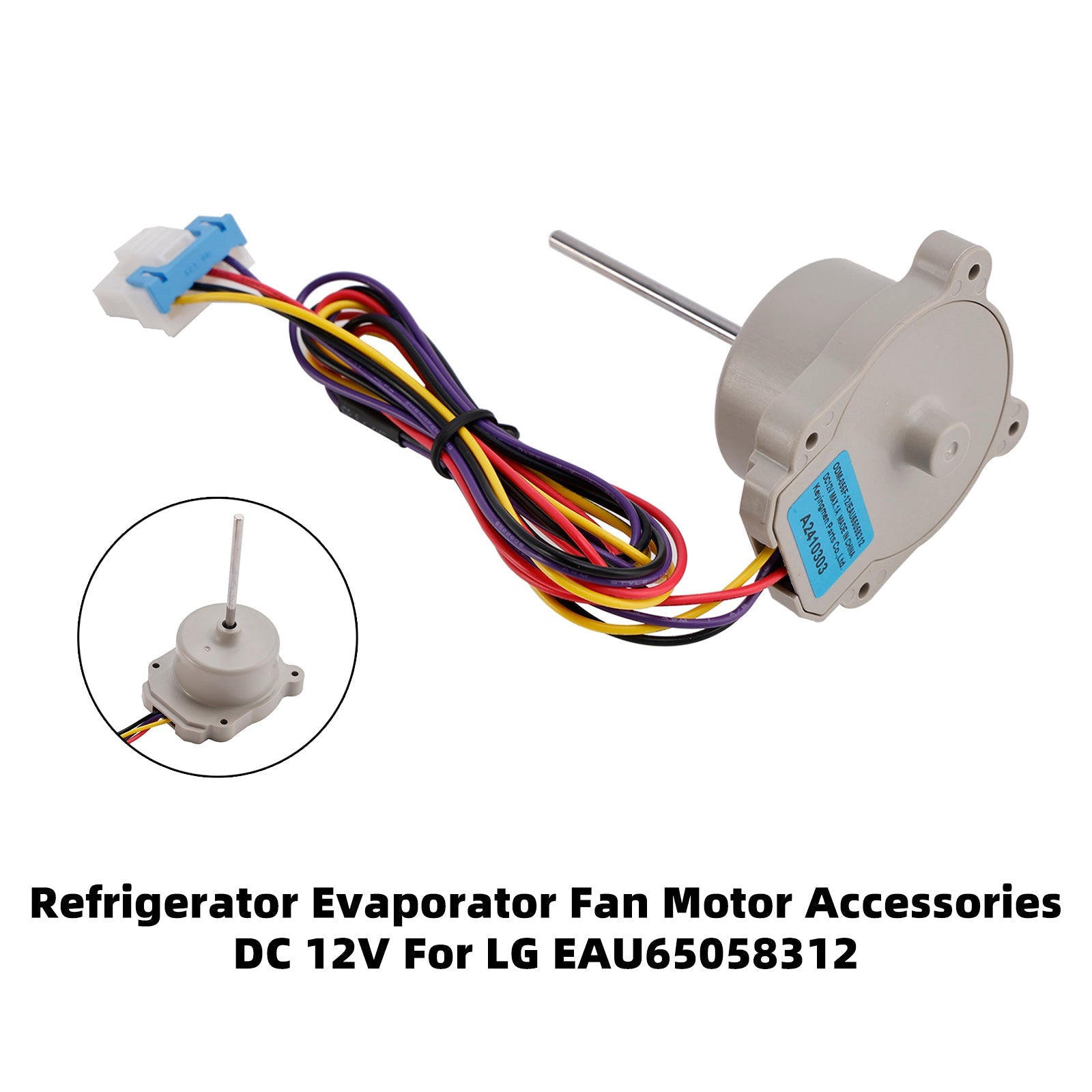 Firical Evaporator Fan Engine, accesorios de 12 V DC para LG Water65058312