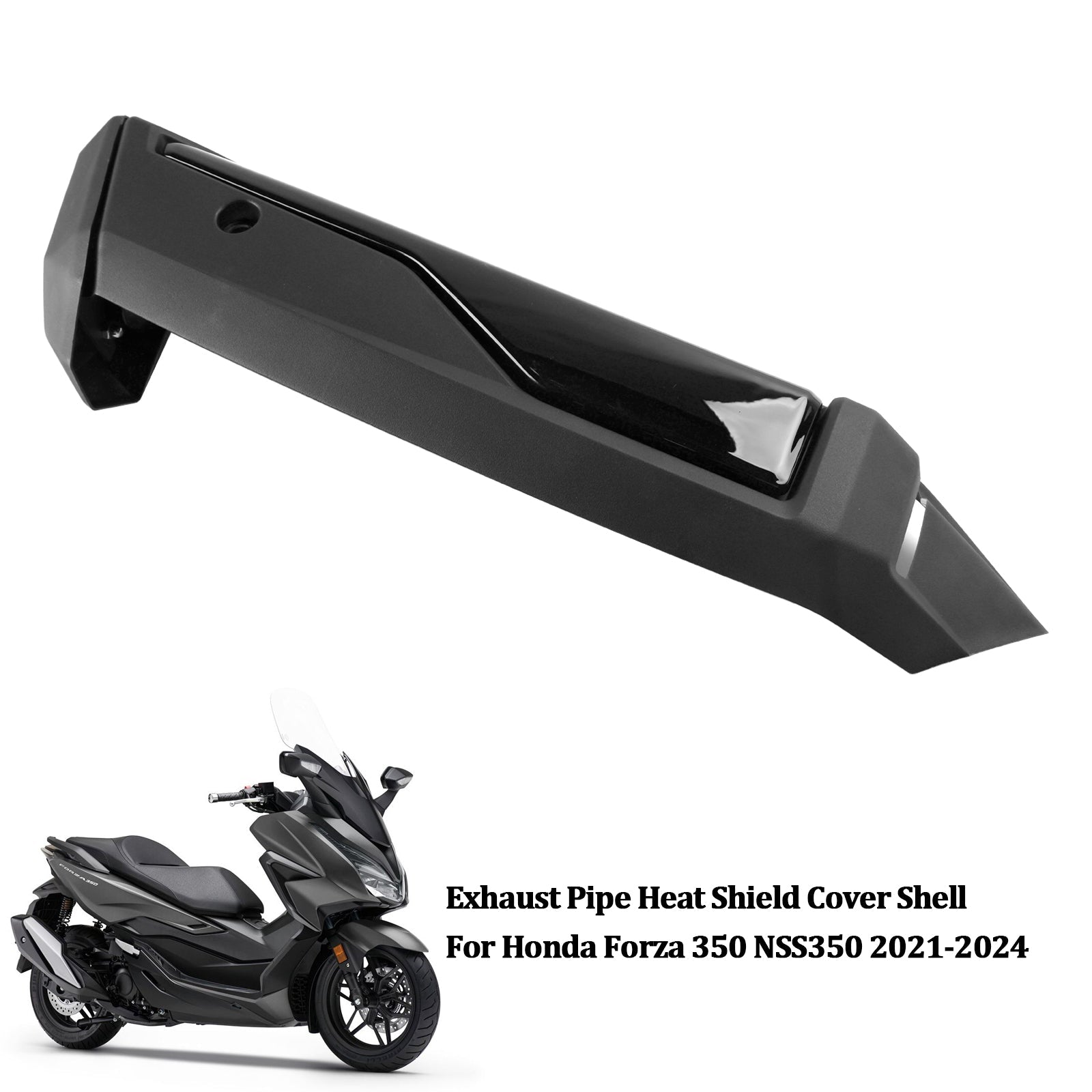 Coque de protection du bouclier thermique du tuyau d';échappement Honda Forza 350 NSS350 2021-2024