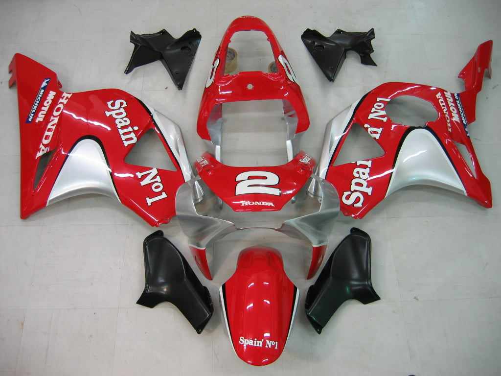 2002-2003 Honda CBR954 Kit de cámara de inyección de plástico ABS para carrocería