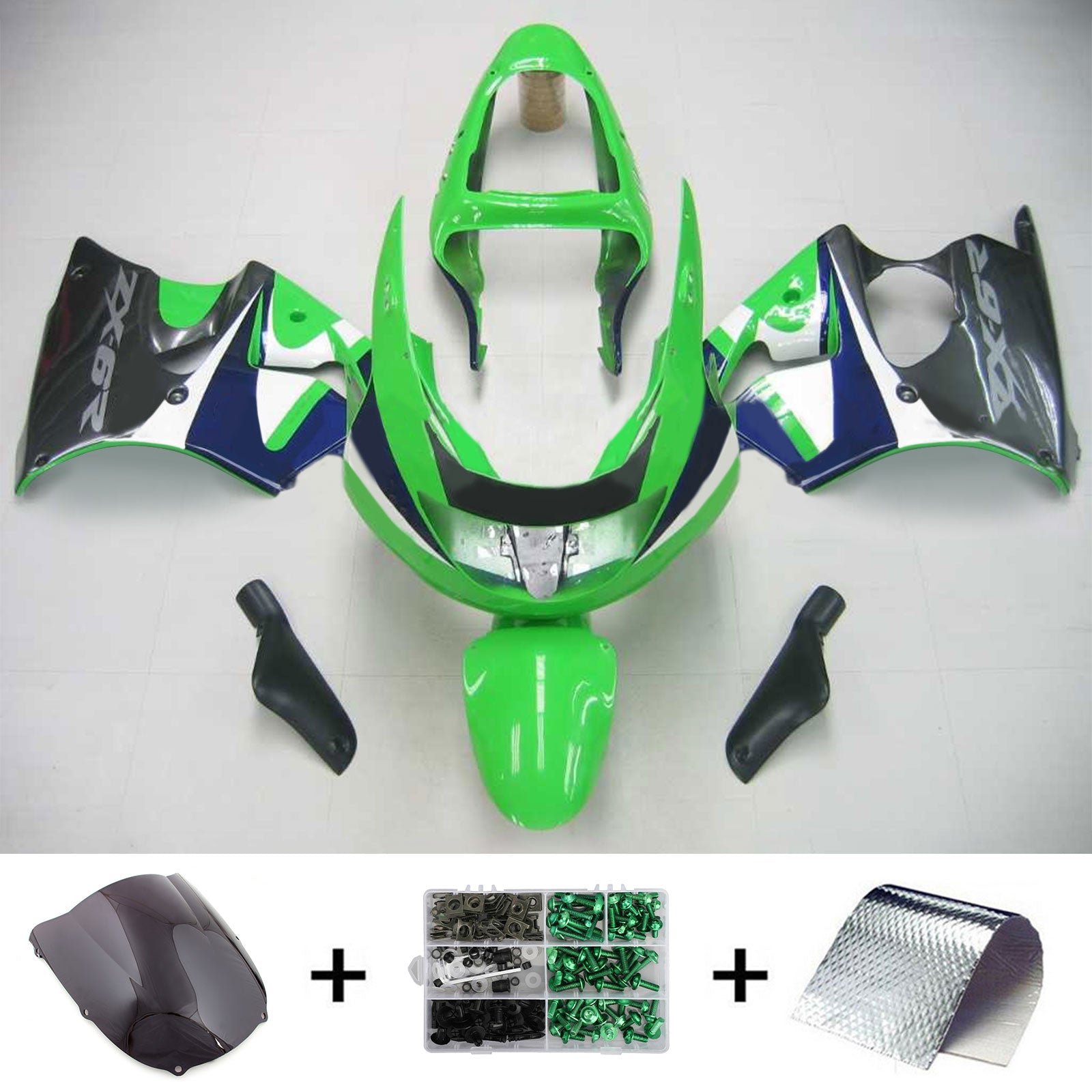 1998-1999 KAWASAKI ZX6R KIT DE CAIRING INDICTION