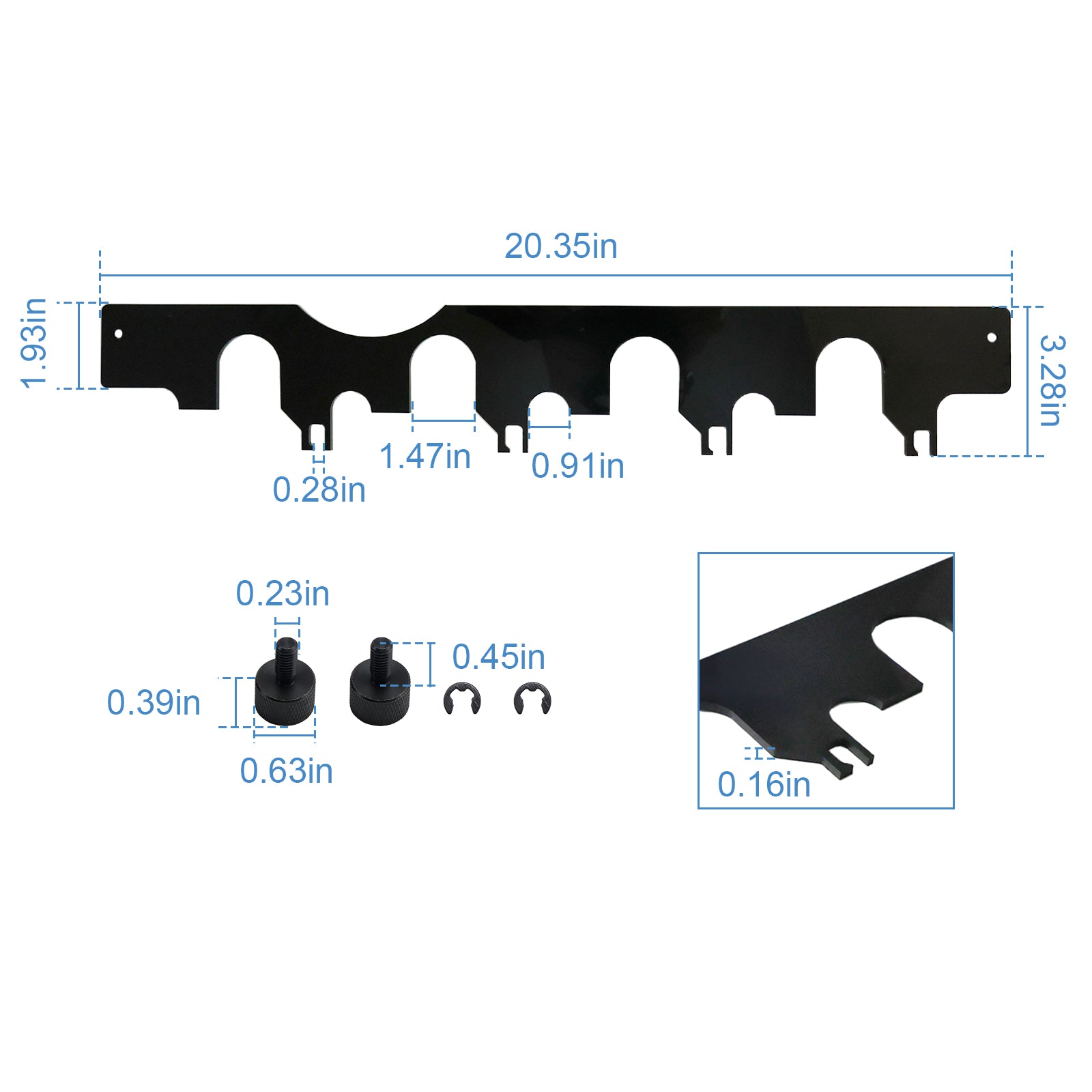 Retenedor de varilla de empuje 9070A para el'instalación del'conjunto de' lado de admisión del balancín