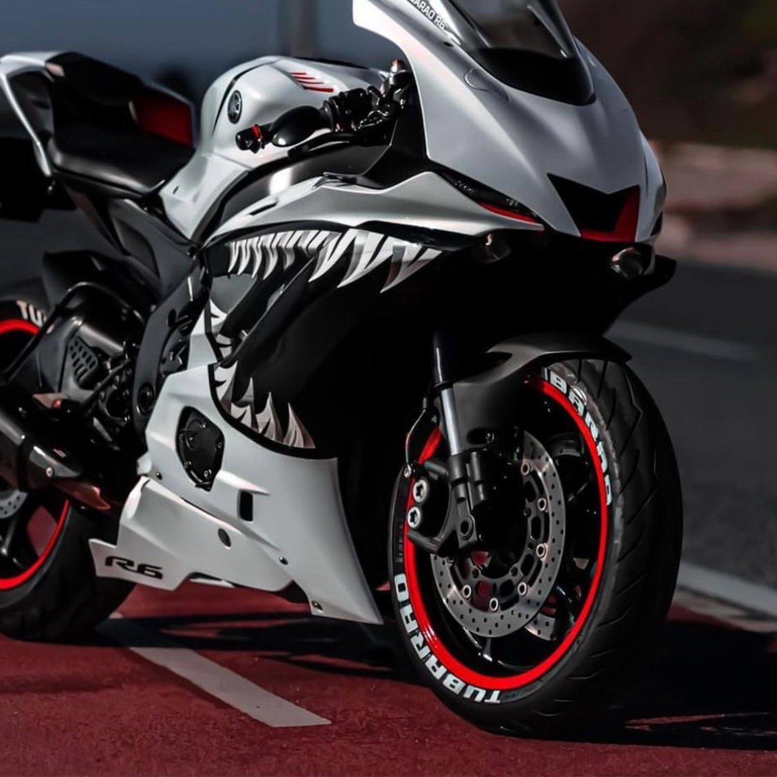 Kit de carénage injecté en plastique ABS pour Yamaha YZF-R6 2017-2023