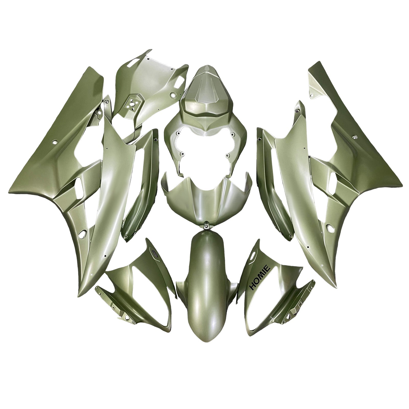 Komplet oklepa iz ABS plastike za Yamaho YZFR6 YZF-R6 2006-2007