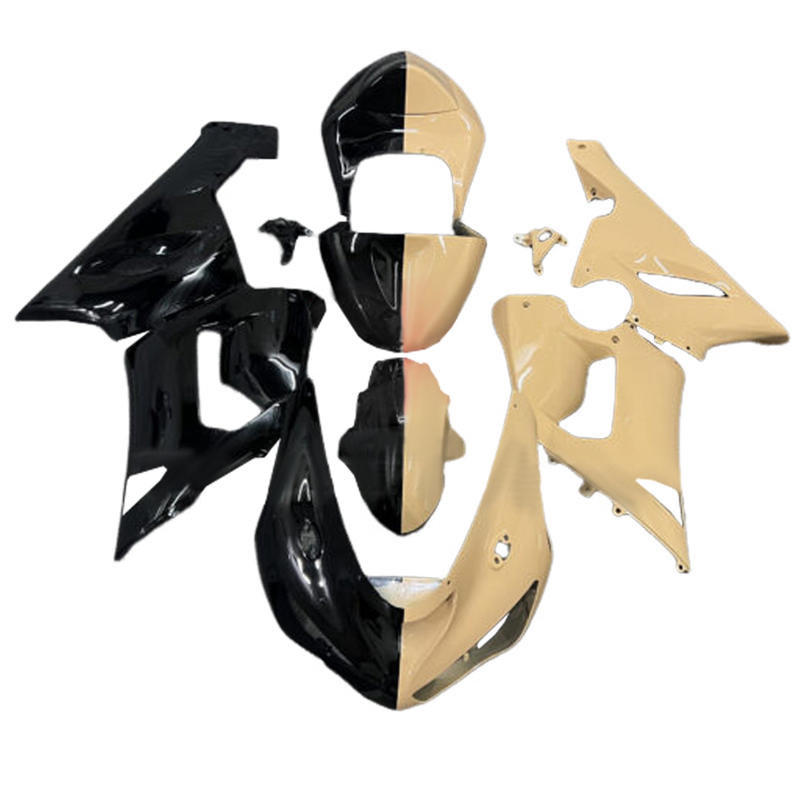 Kit de carénage par injection, carrosserie en plastique ABS pour Kawasaki ZX6R 636 2005-2006