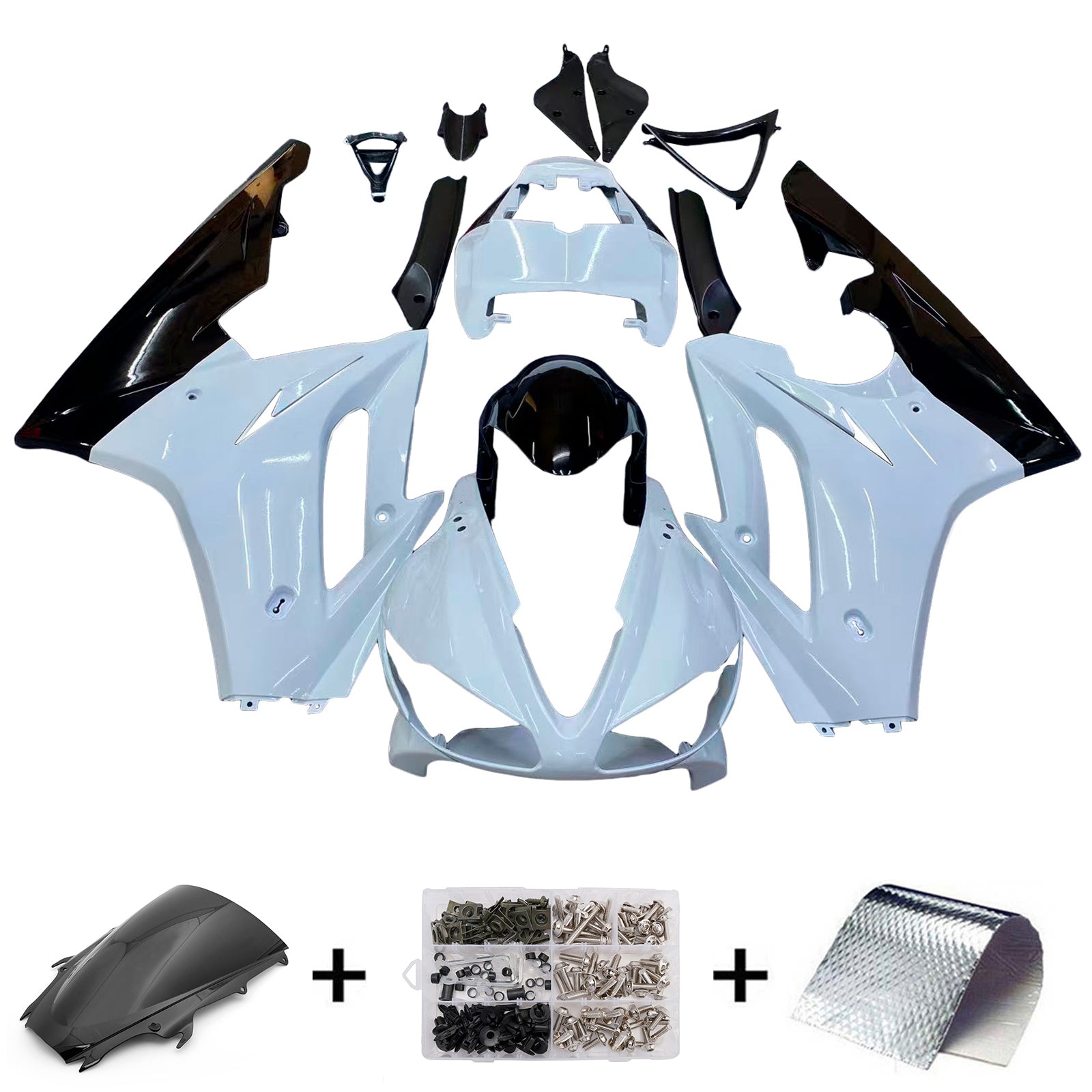 Kit de carénage en plastique ABS moulé par injection pour Triumph Daytona 675 2009-2012
