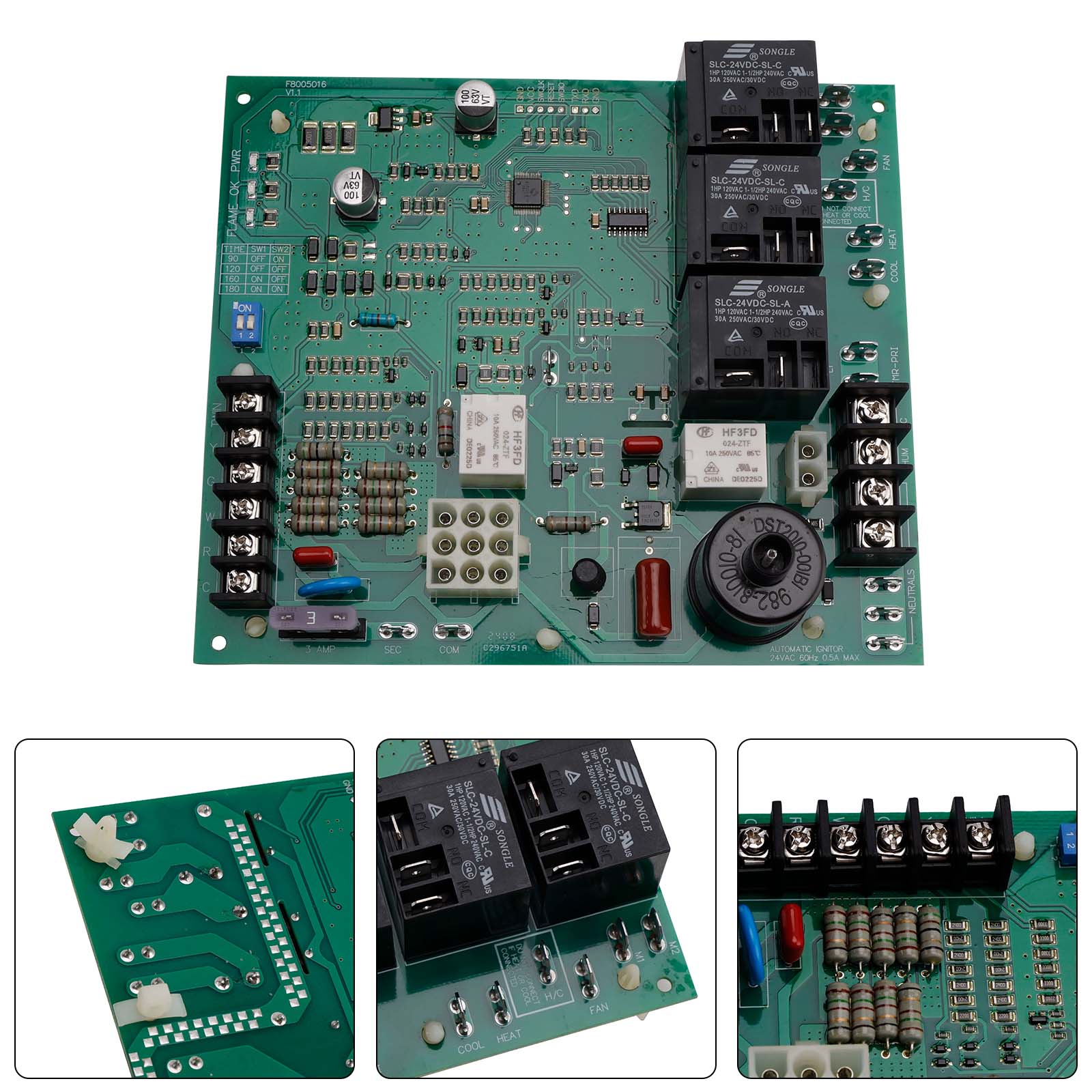 Spark Ontsteking Controle Printplaat 1028-928 62-24140-04 voor Rheem Ruud ICM292