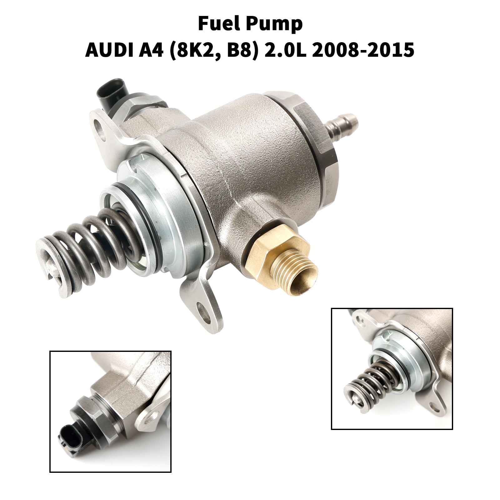 2009-2017 UDI A5 Cabriolet (8F7) 2.0L Pompe à carburant haute pression 06J127025E