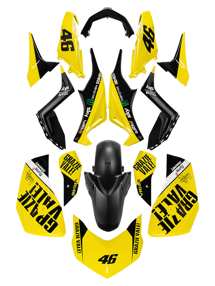 Kit de carénage de carrosserie ABS par injection pour Yamaha X-MAX 300 XMAX 2023-2024