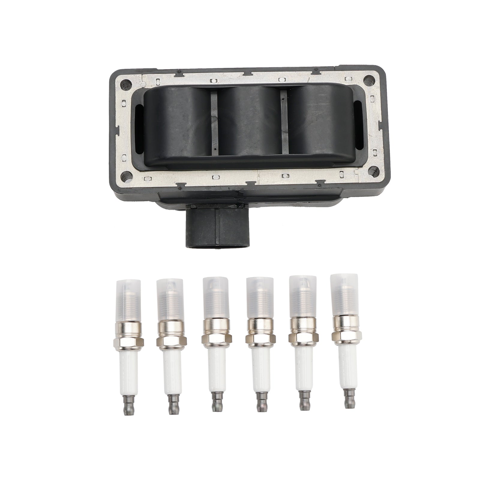 Bobine d'allumage Ford Taurus V6 3,2 l 1993-1995 + 6 bougies d'allumage + 6 fils FD480 DG452 90TF12029A