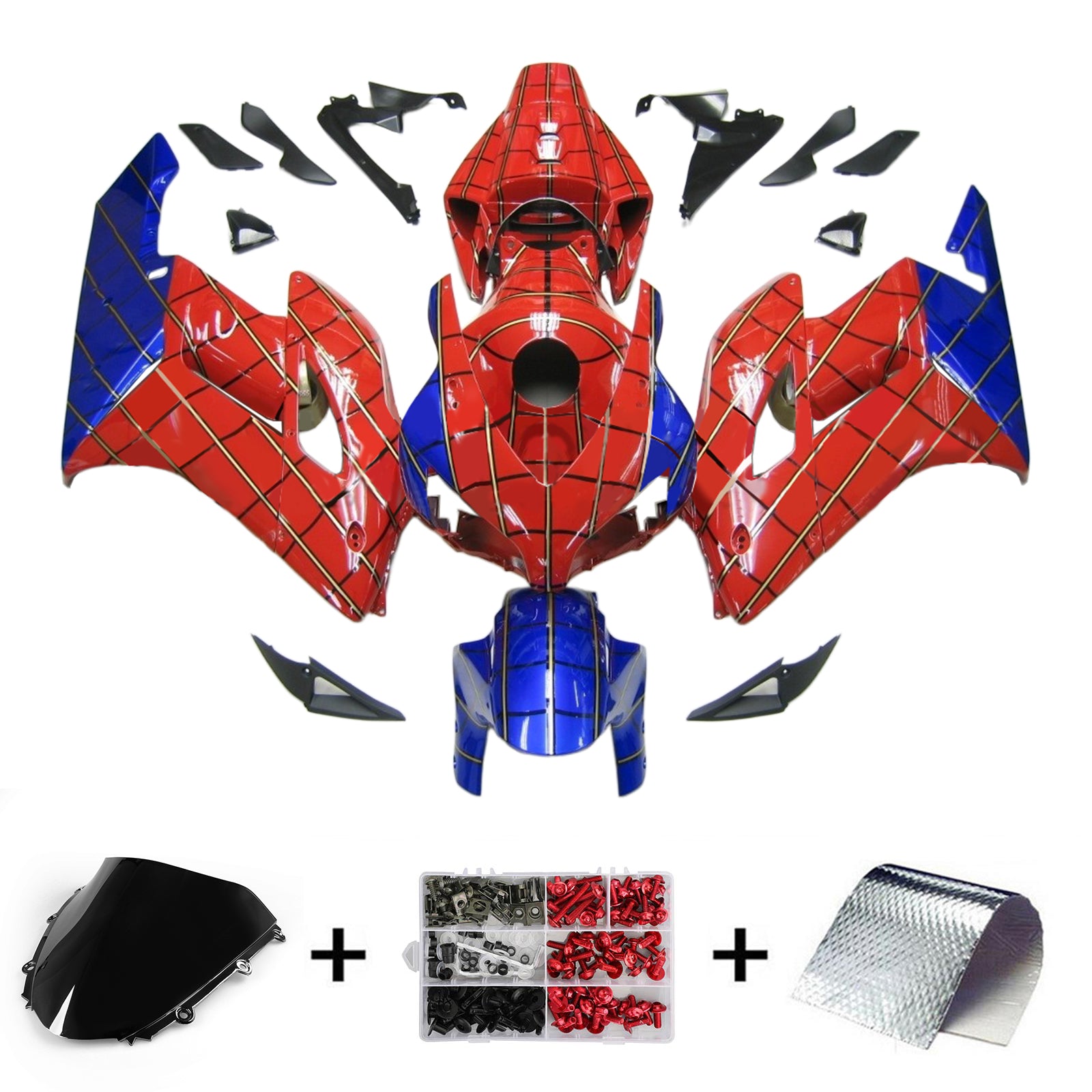 Kit de carénage par injection, carrosserie en plastique ABS pour Honda CBR1000RR 2004-2005