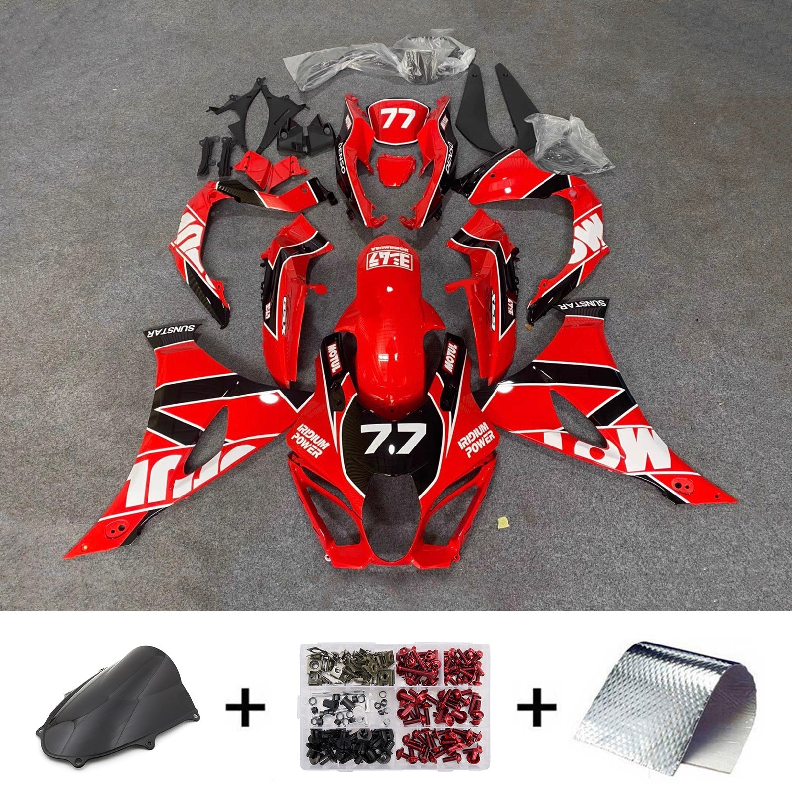 Kit de carénage injecté en plastique ABS pour Suzuki GSXR1000 2017-2025 K17