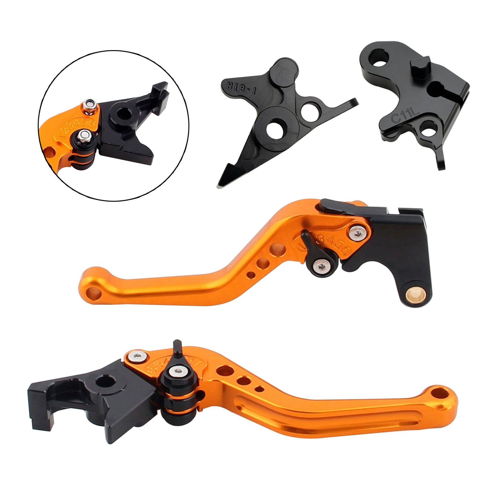 Krótka dźwignia hamulca i sprzęgła dla Honda CRF1100L Africa Twin 2020-2021