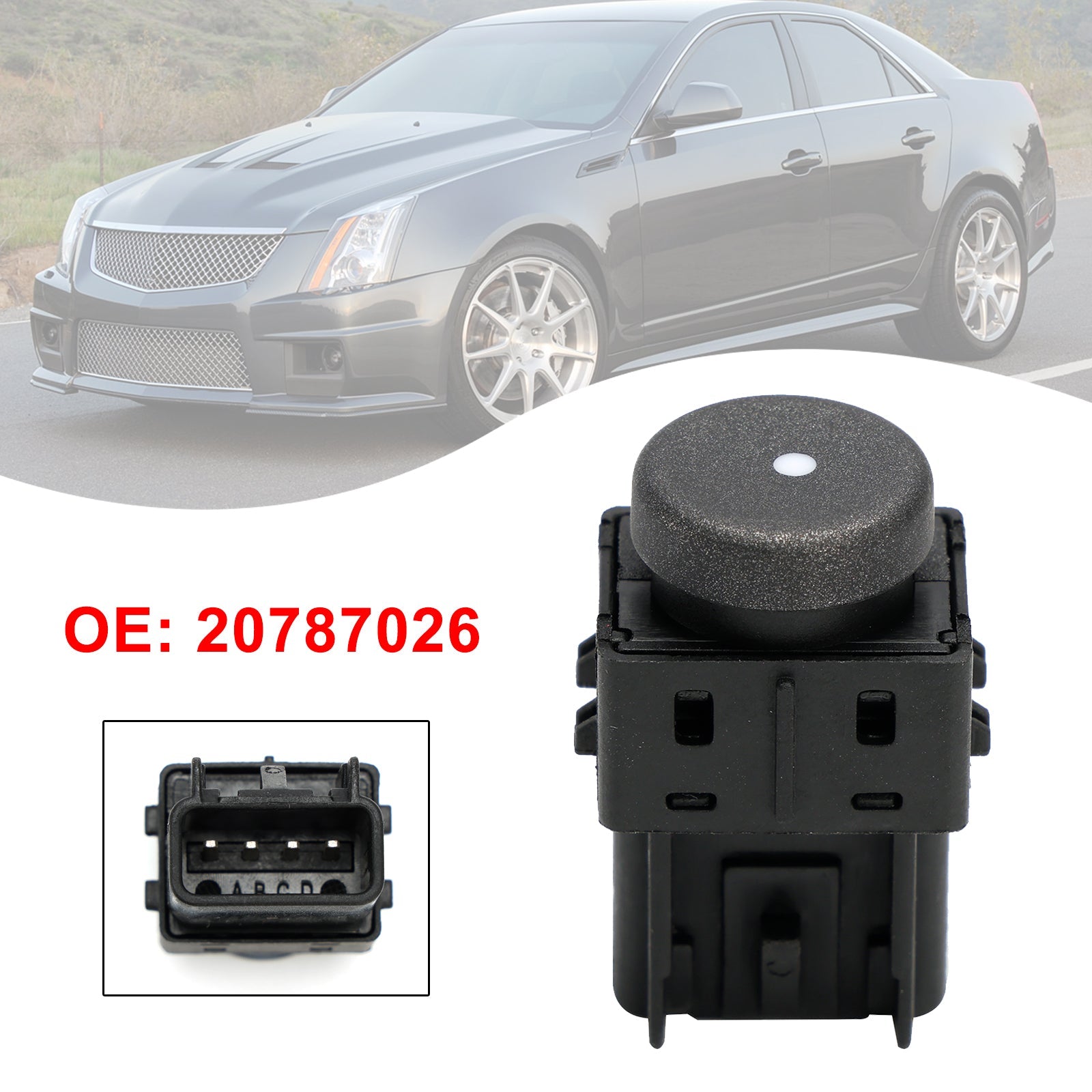 Schakelaar voordeurslot Cadillac CTS Coupé 2012-2015 20787026