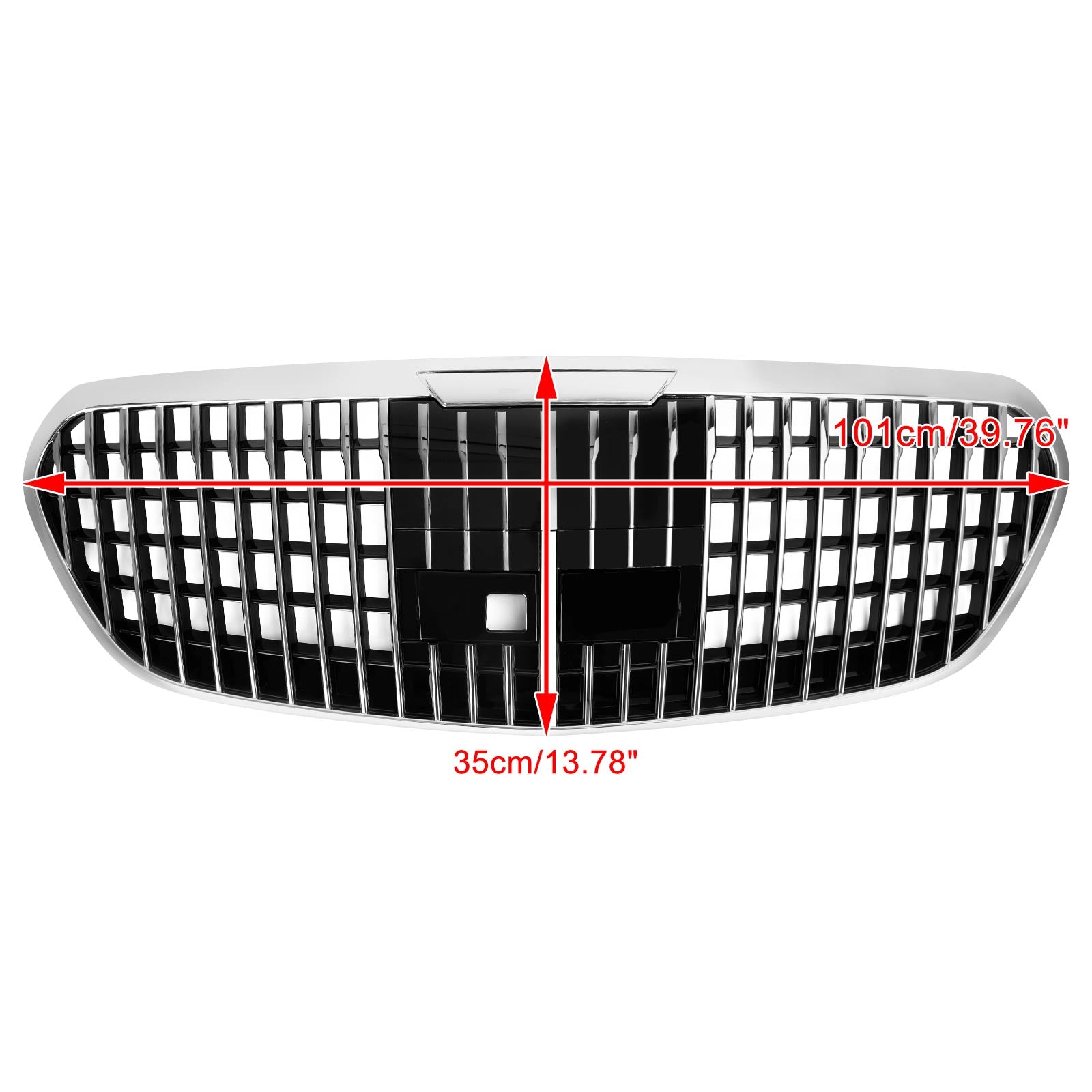Griglia anteriore in stile Maybach per Mercedes Benz Classe S W223 S450L S500 S580 2021+