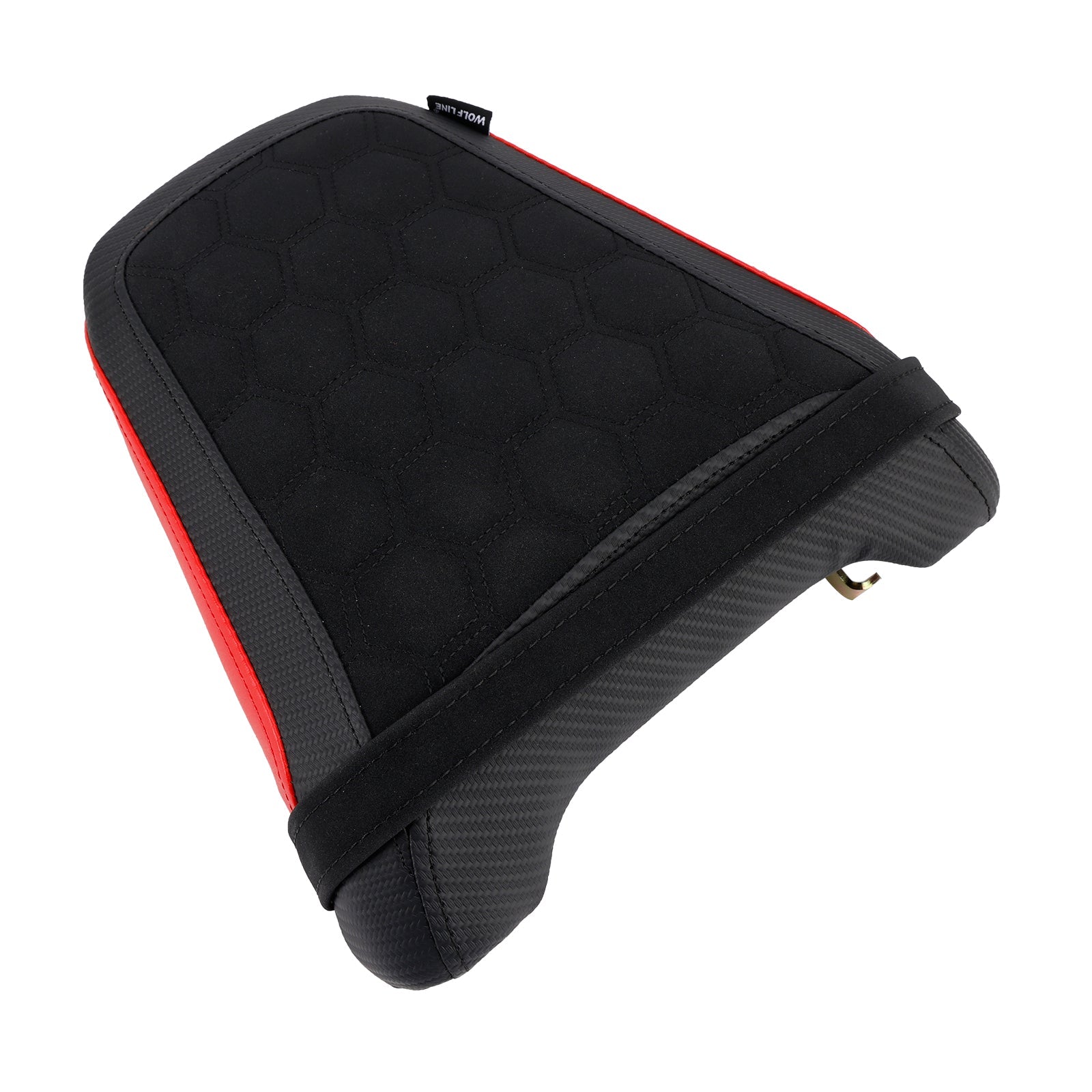 Cojín de asiento trasero plano de PU rojo para HONDA CB650R CBR650R 2024-2025