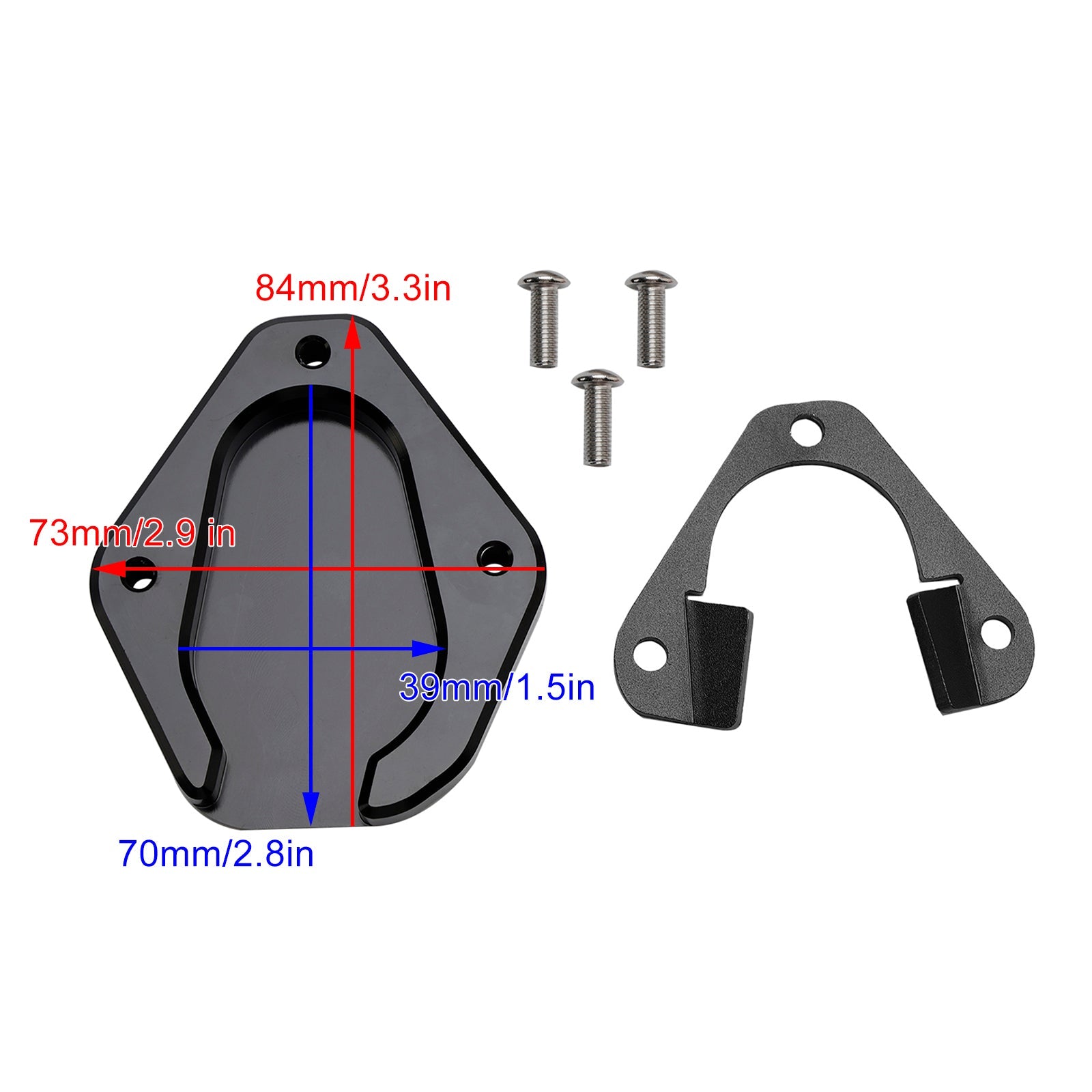 Piastra allargamento cavalletto sportivo Tiger 850 2021+