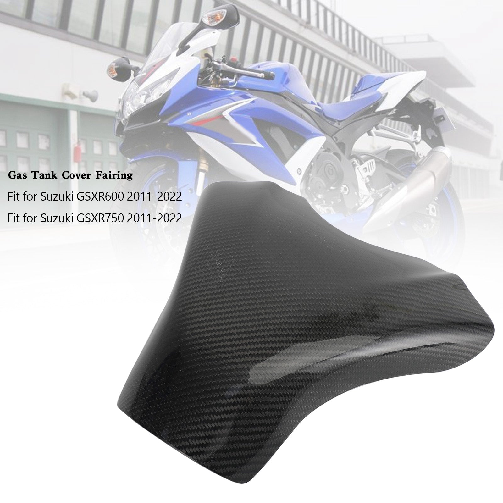 2011-2022 Suzuki GSXR600 GSXR 750 hiilikaasusäiliön kannen suojakalvon suoja