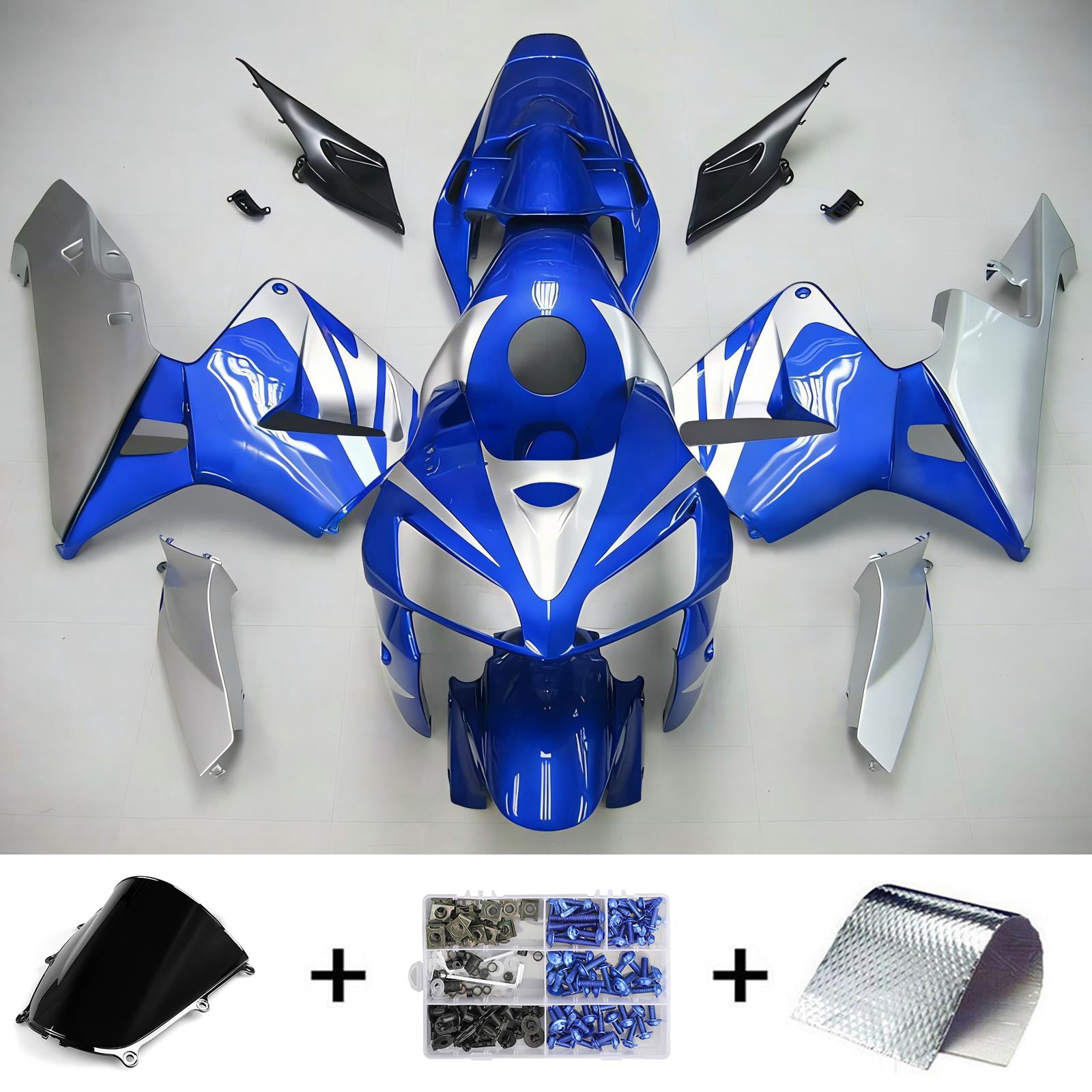 Kit de carénage par injection, carrosserie en plastique ABS pour Honda CBR600RR 2005-2006 F5