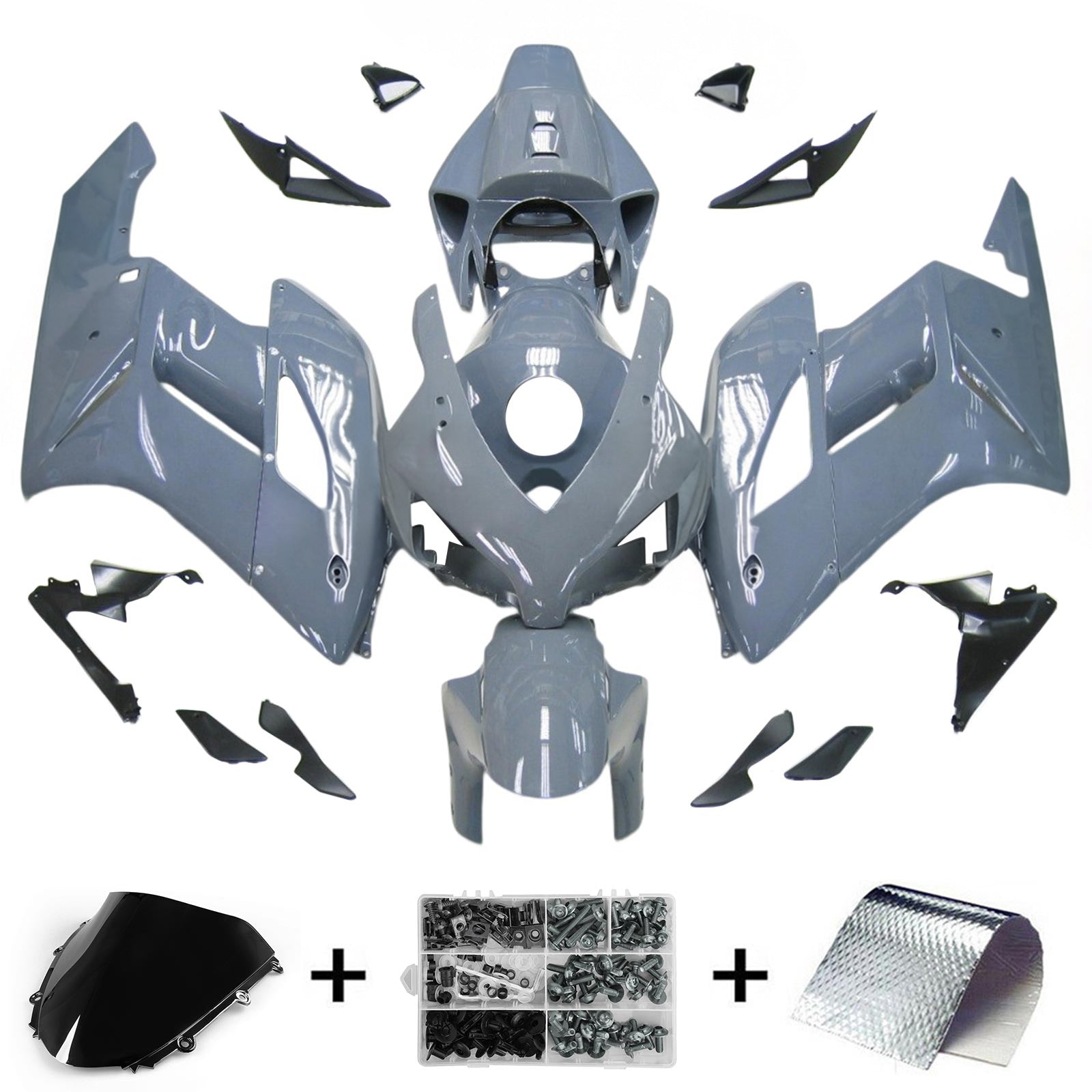Kit de carénage par injection, carrosserie en plastique ABS pour Honda CBR1000RR 2004-2005