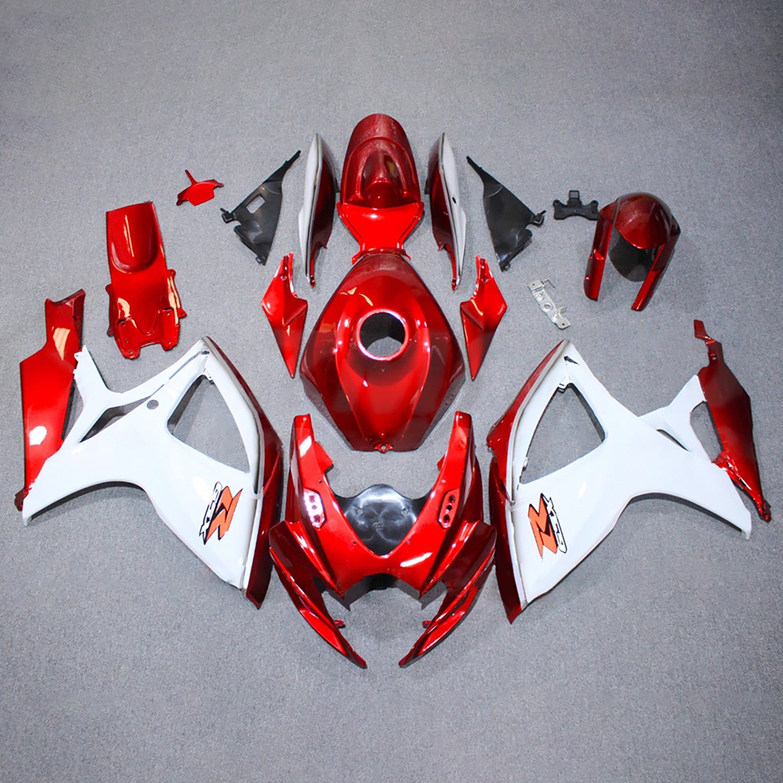 Komplet oklepa z vbrizgano ABS plastiko za Suzuki GSXR 600/750 2006-2007 K6