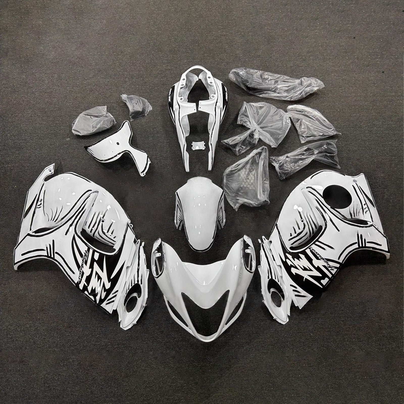 Kit de carénage injecté en plastique ABS pour Suzuki Hayabusa GSX1300R 2008-2020