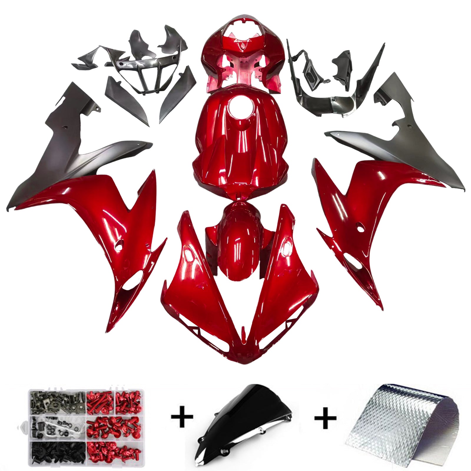 Injection Molding Fairing Fit for 2004 2005 2006 YAMAHA YZF R1 ABS Plastic