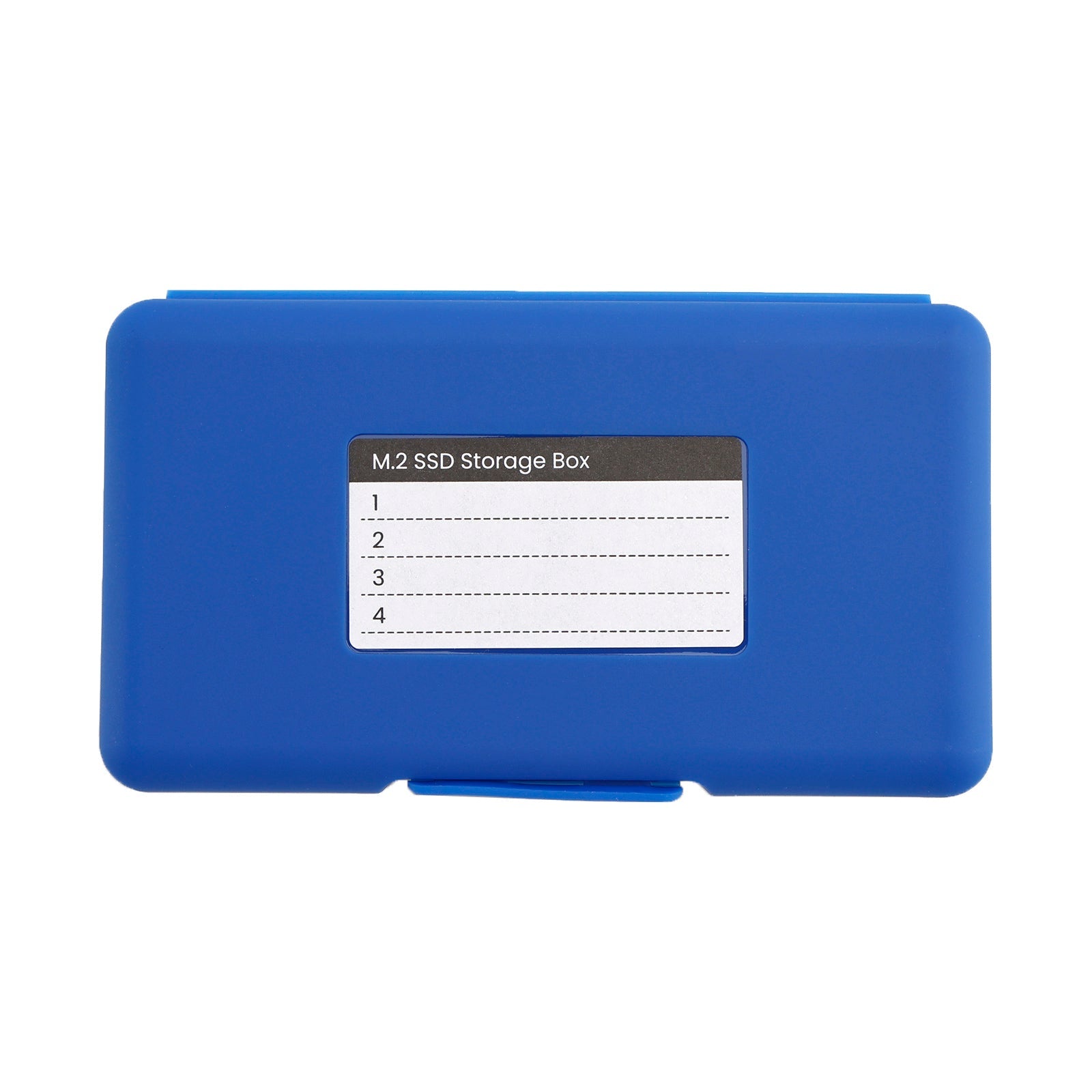 Boîtier de protection pour disque dur M2, boîtier pour disque SSD résistant aux chocs et étanche, bleu