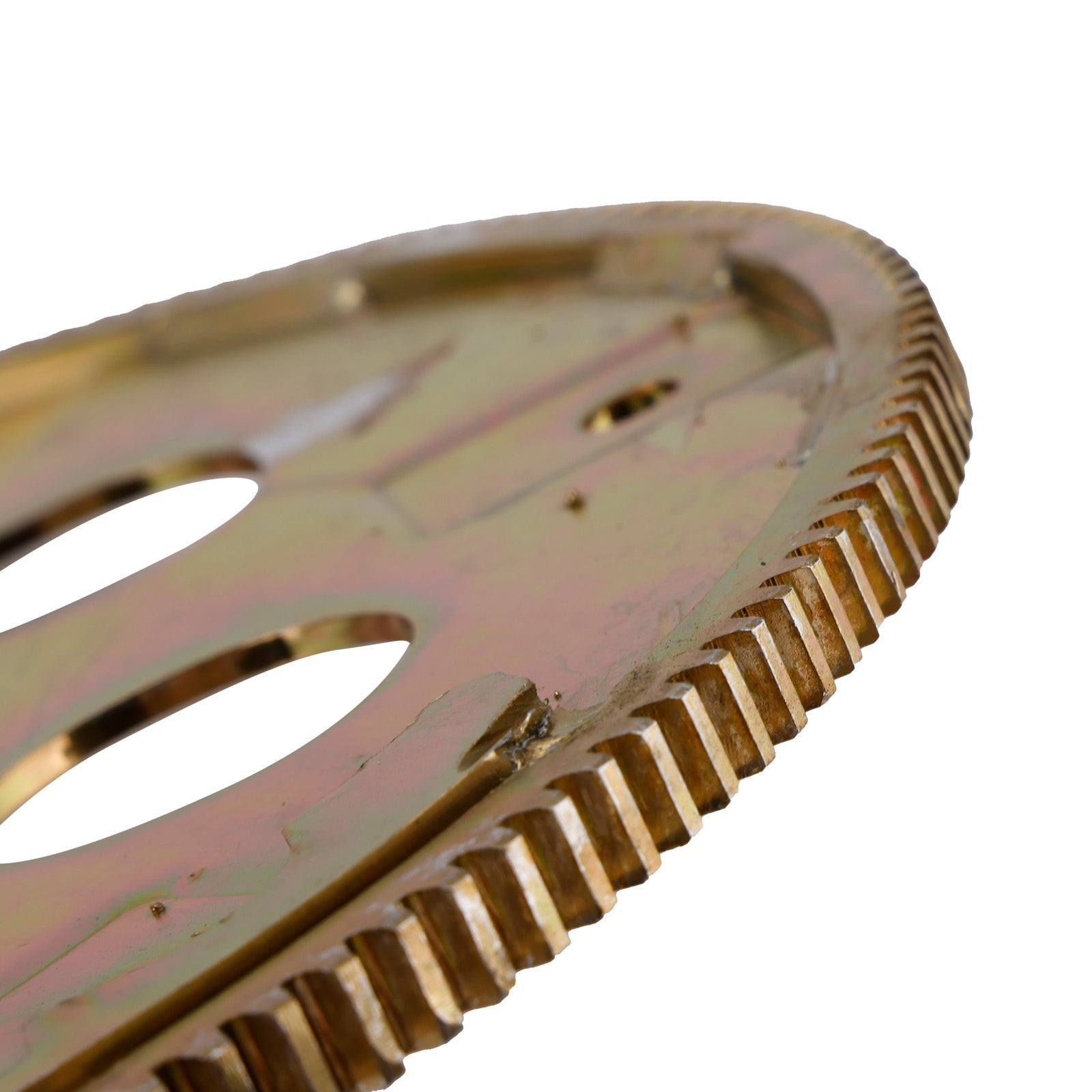 Volant moteur externe en acier zingué blanc 168 dents pour Chevy 454 (1970-1990) - Référence : 1845400