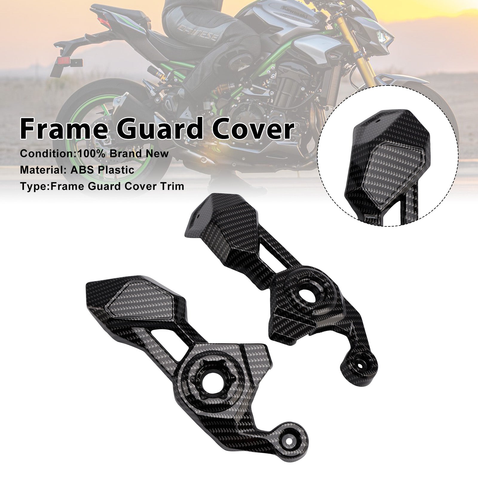 Carénage de protection latérale de cadre pour Kawasaki Z900 2025-2026