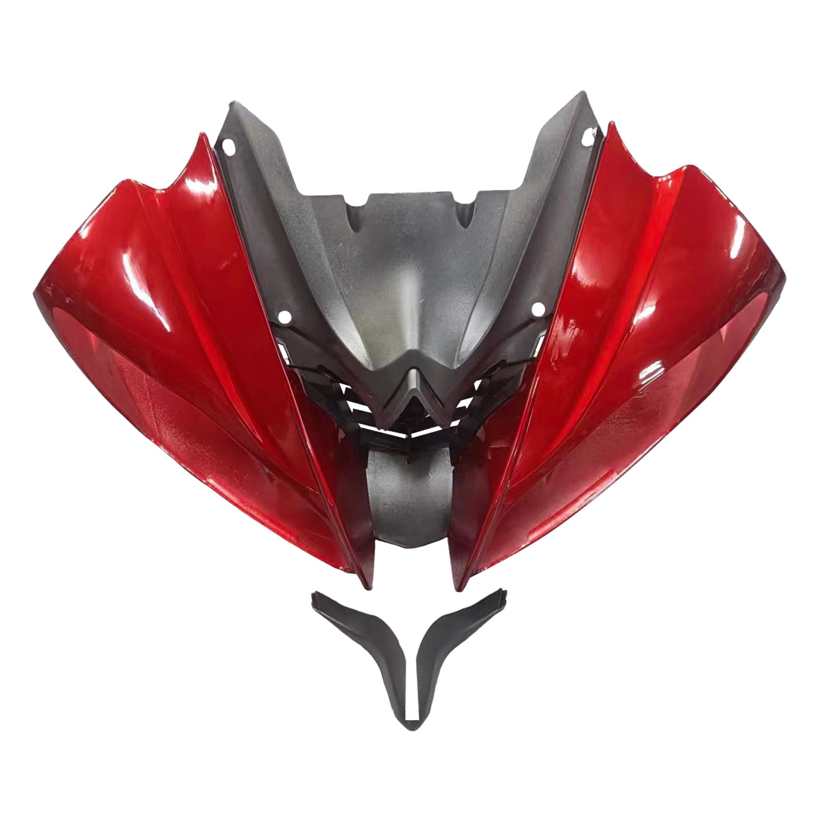 Kit de carénage en plastique moulé par injection rouge mat et noir pour Yamaha YZF-R6 2008-2016
