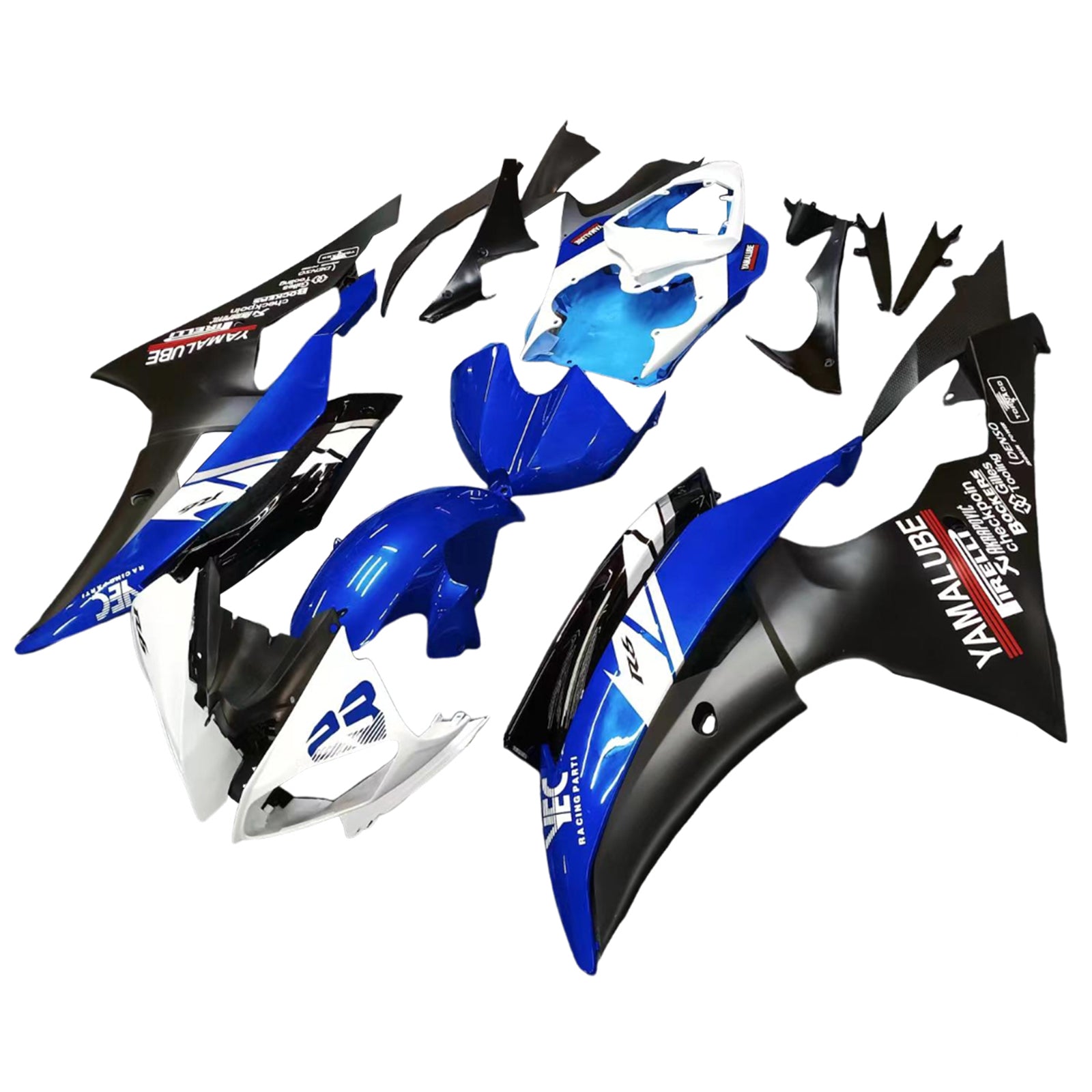Injection Fairing Kit Bodywork Plastic ABS fit For Yamaha YZF 600 R6 2008-2016