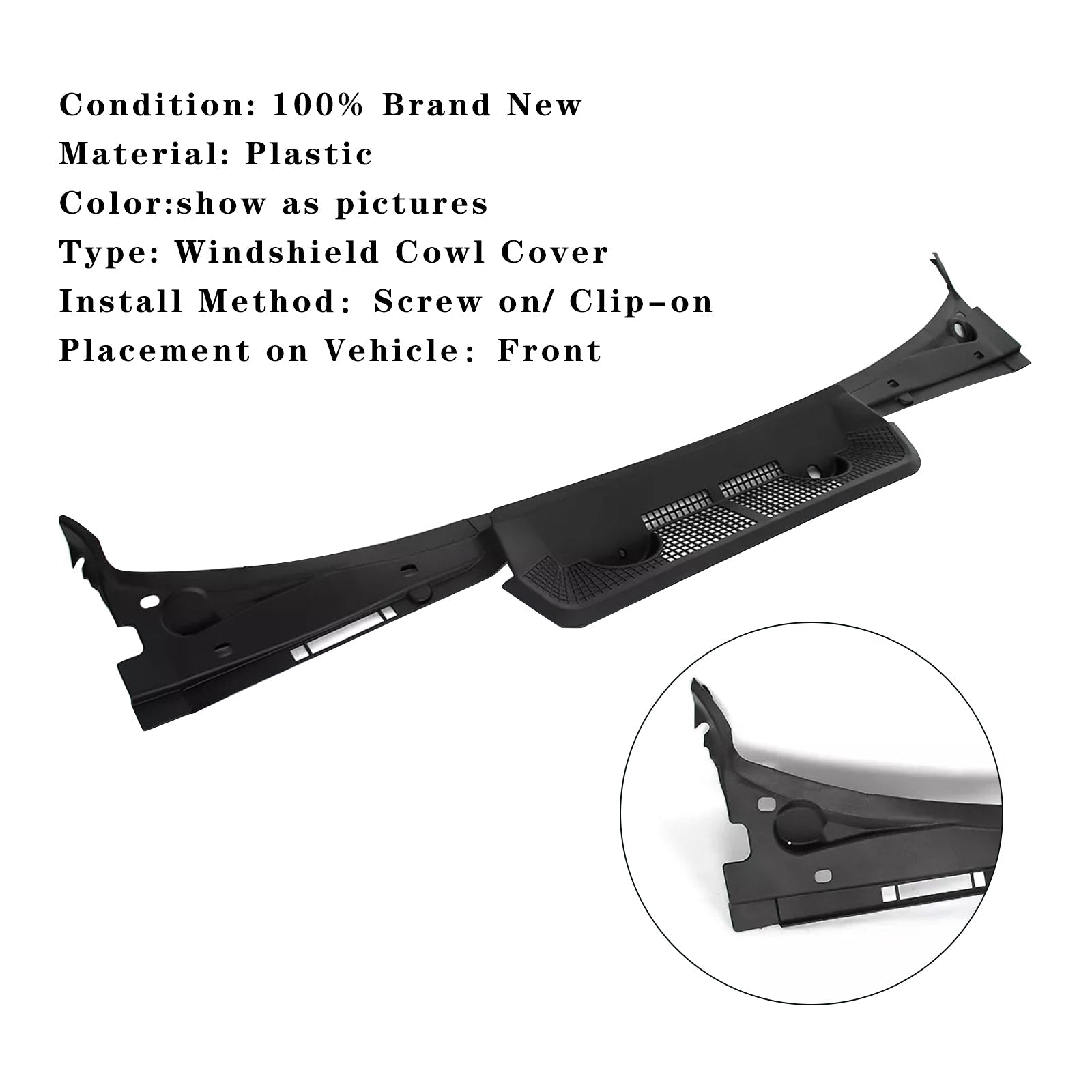 Plošča za prezračevalne vrata Wiper za BMW 323IS 1998-1999 5171197776777