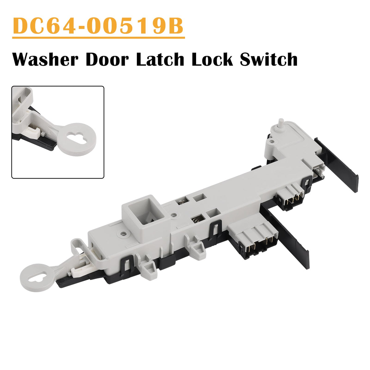 Türverriegelungsschalter für Waschmaschinen DC64-00519B, Ersatzteil für Samsung und Kenmore