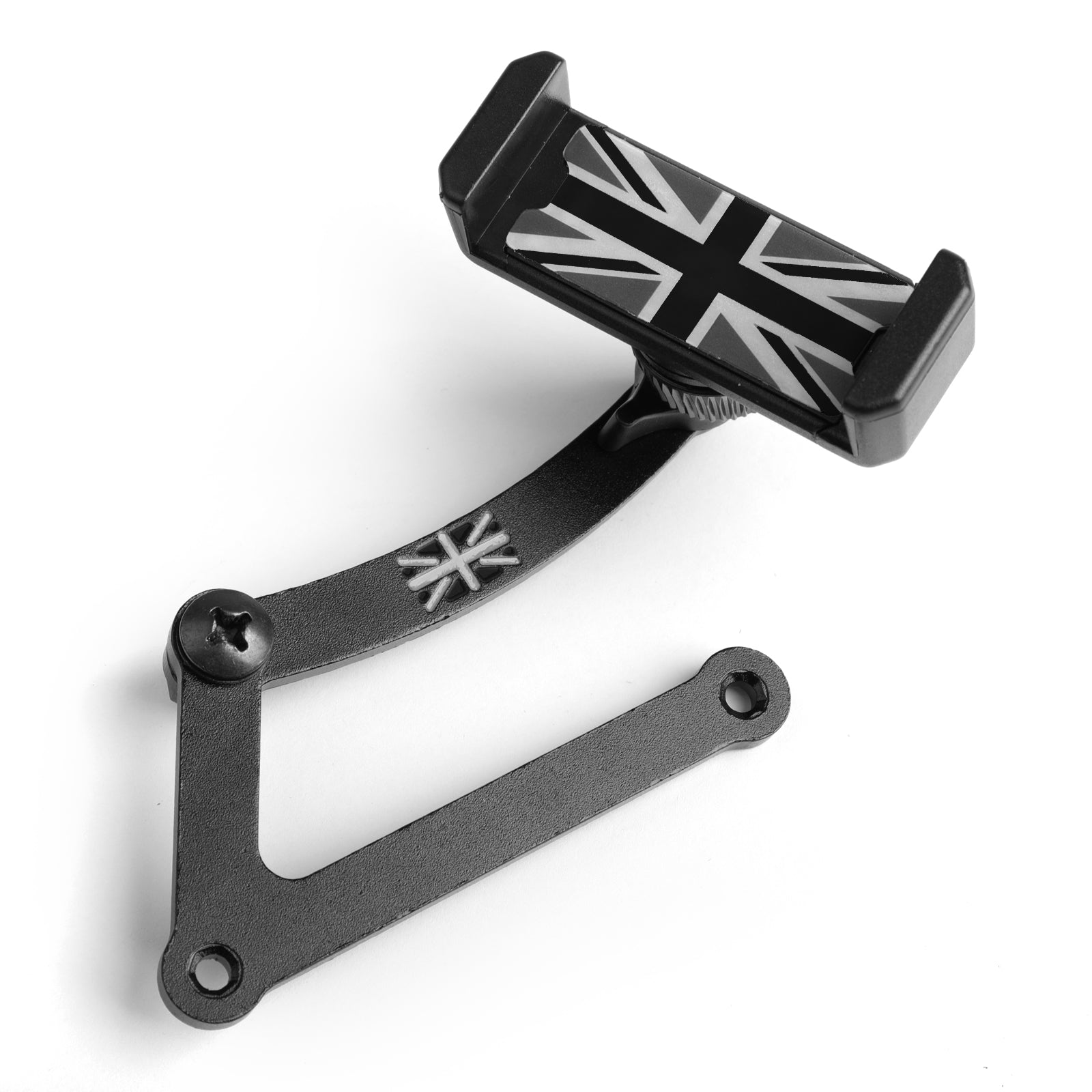 Per Mini Cooper F54/55/56/57/60 Supporto pieghevole per telefono cellulare per auto Union Jack