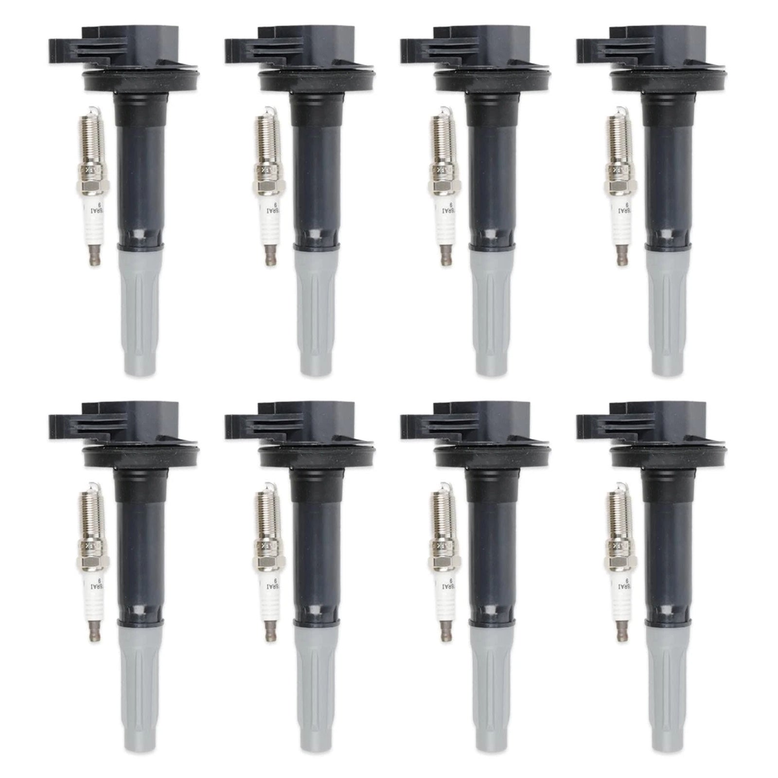 8 bobinas de encendido + 8 bujías de iridio UF824 para Ford F-150 Mustang 16-17 5.0L