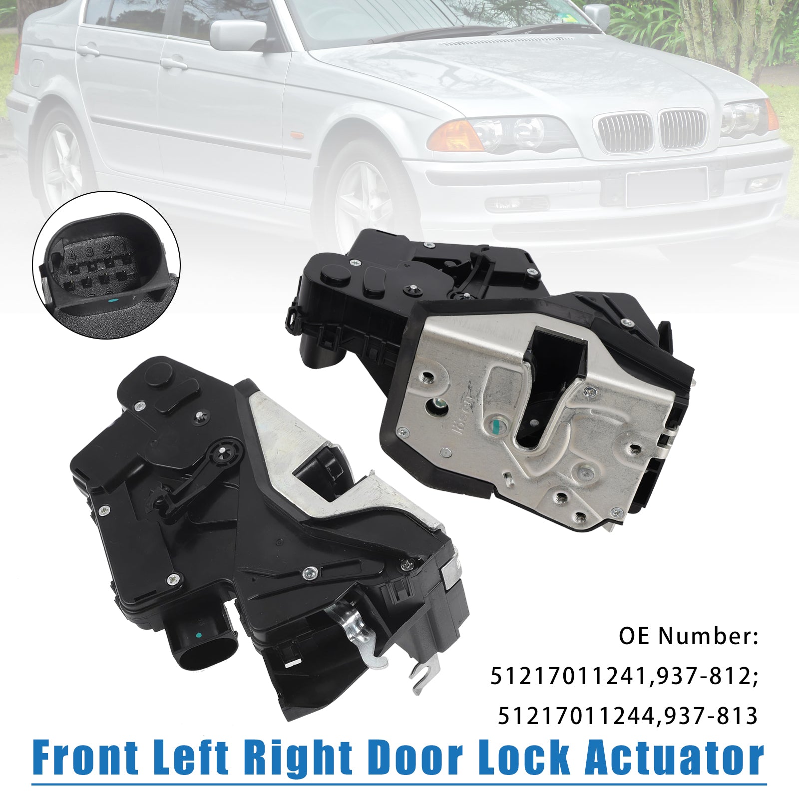 Actionneur de verrouillage de porte gauche et droite pour BMW Série 3 Touring 318i E46 1.9L (2000/09-2001/09) - Référence : 51217011244