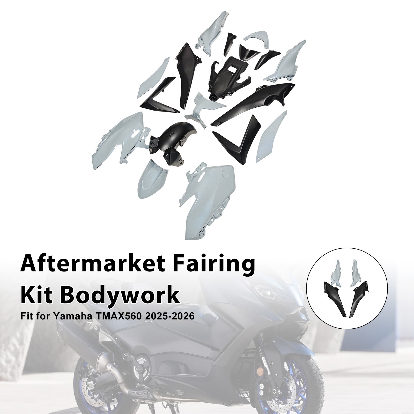 Kit de carénage d'injection pour Yamaha TMAX560 (2025-2026)