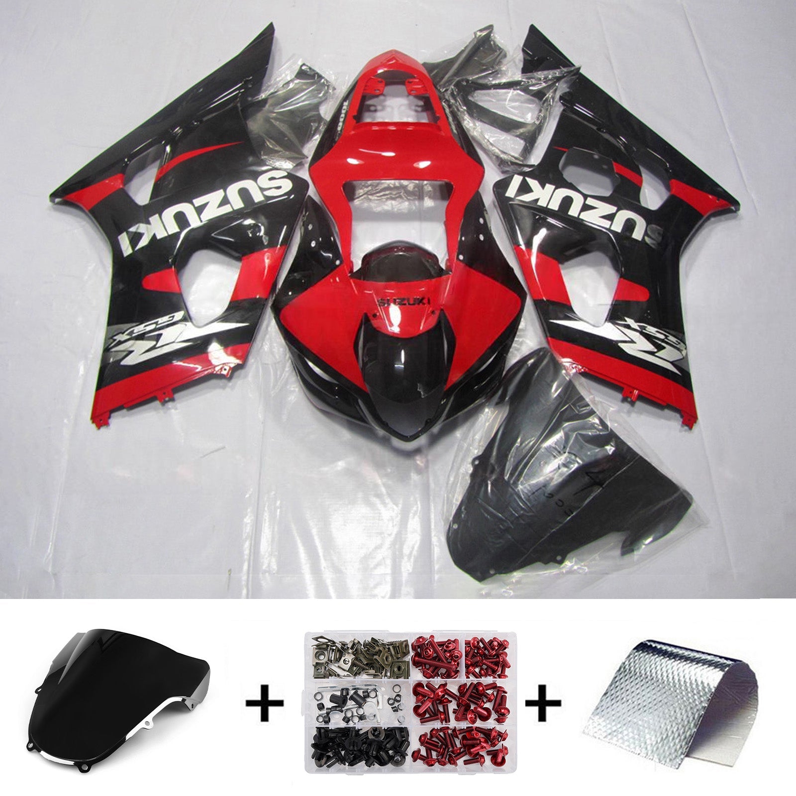 Kit de carénage injecté en plastique ABS pour Suzuki GSXR1000 2000-2002 K1 K2
