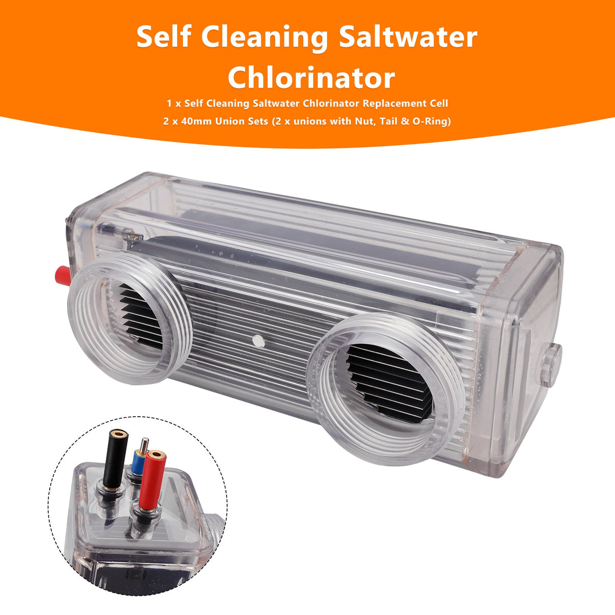 Cellule de remplacement autonettoyante à eau salée pour Zodiac Clearwater LM2-40