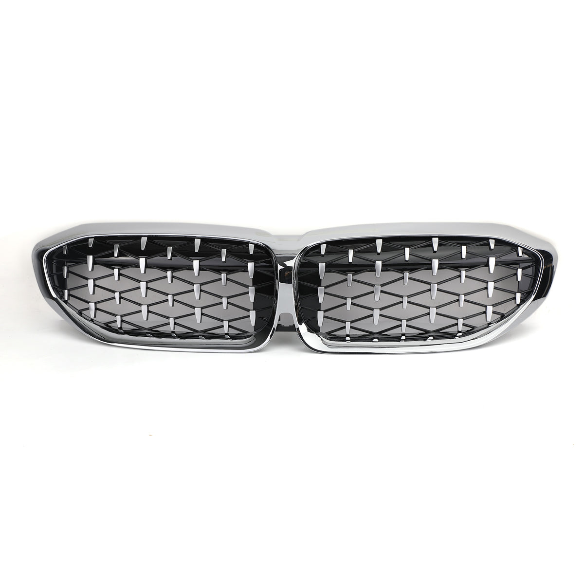 Front Diamond Style Grille de calandre Pour BMW New 3 Series G20 Racing Chrome
