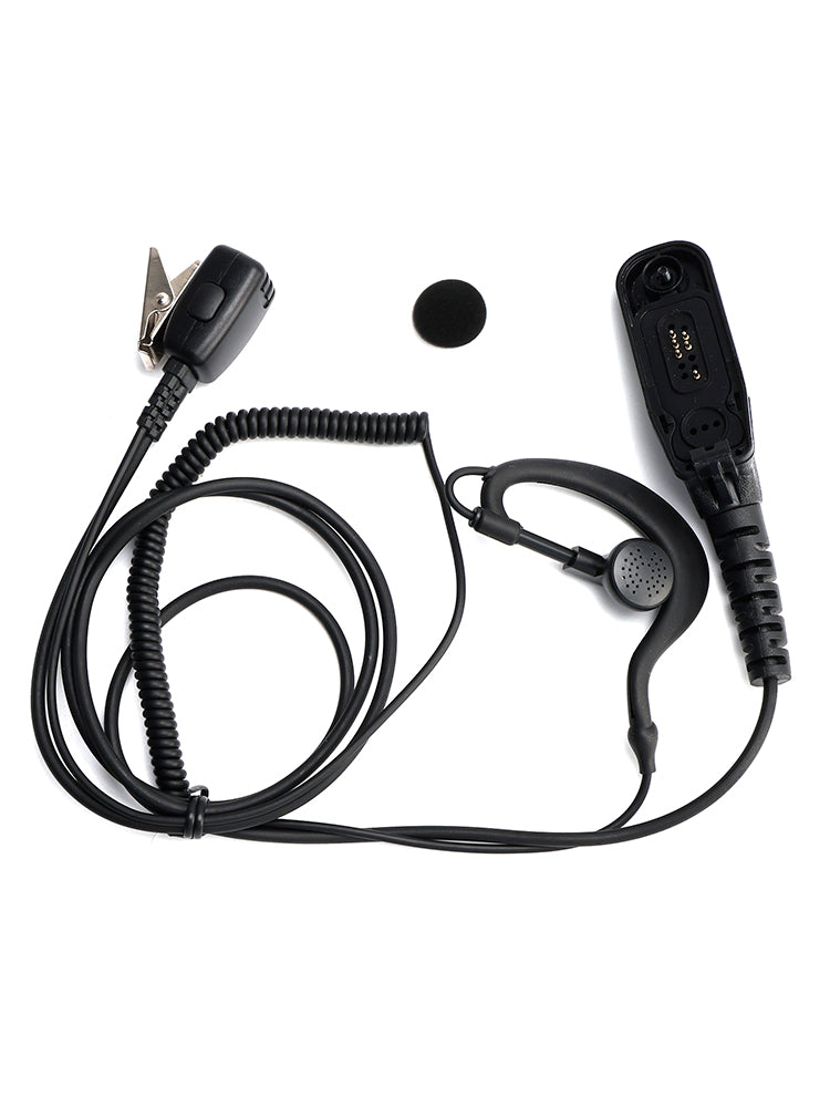 8268-614 Casque audio incurvé avec contour d'oreille pour XPR6380 XiR P8260 DP3600 APX6000 GP328D