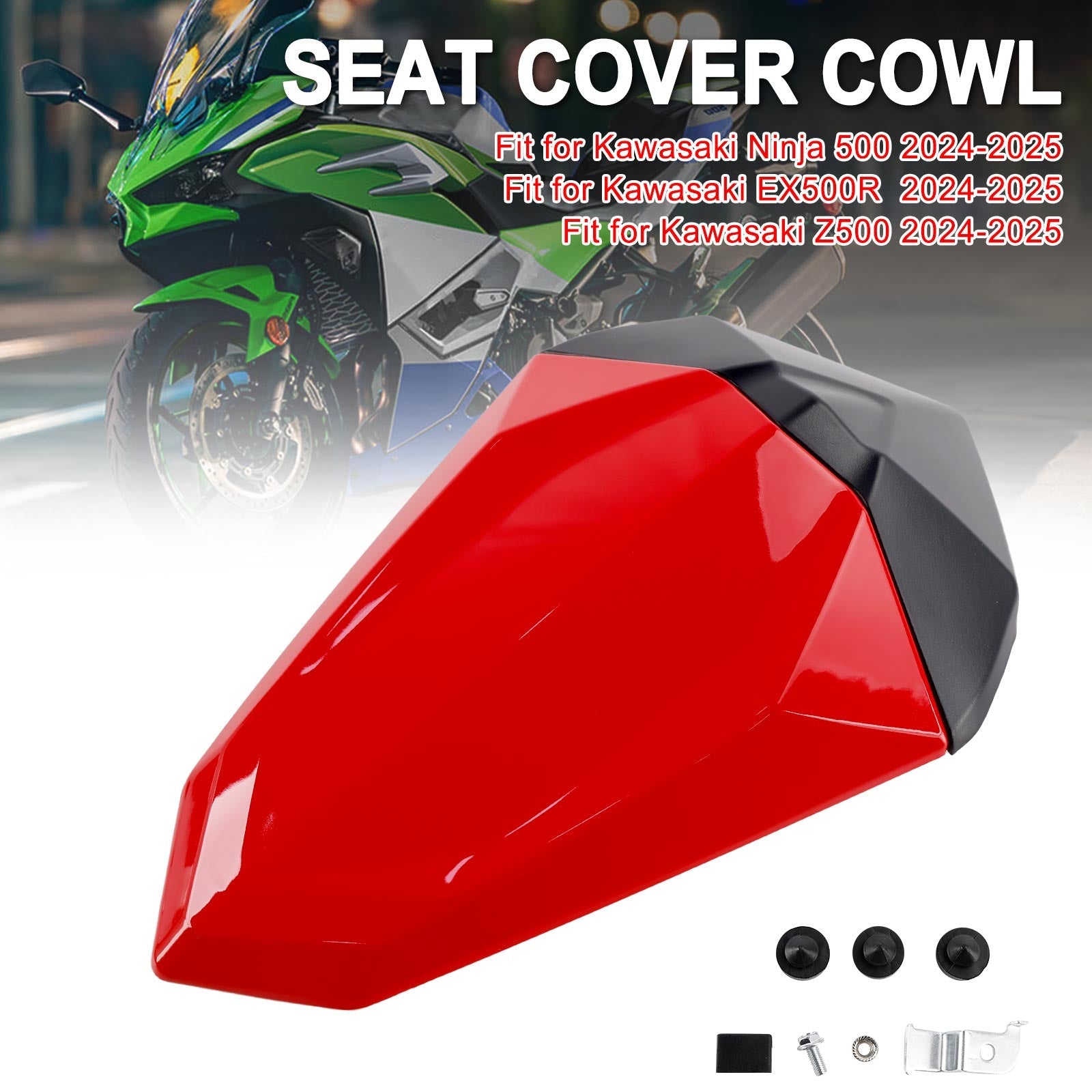 Zadnji sedlo karalni pokrov za Kawasaki Ninja 500 EX500R Z500 2024-2025