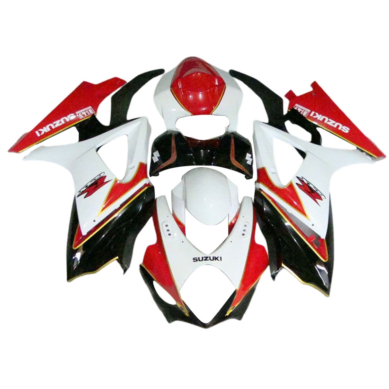 Amotopart Suzuki GSXR1000 2007-2008 K7 Kit de carenado de carrocería de plástico ABS