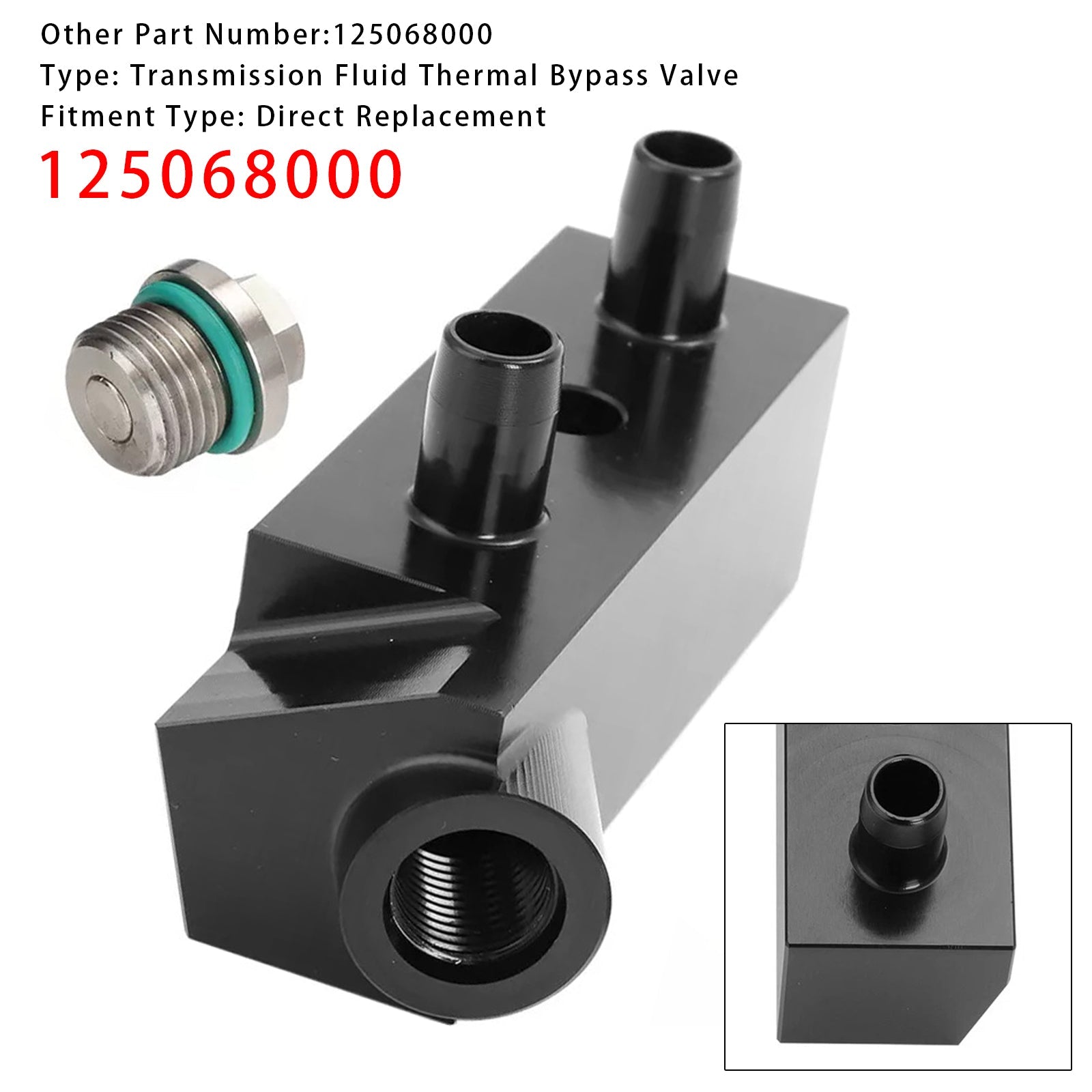 Thermische afleidingsklep van de GM Silverado/Sierra 6L80 2014-2018 125068000 Transmissie vloeistof