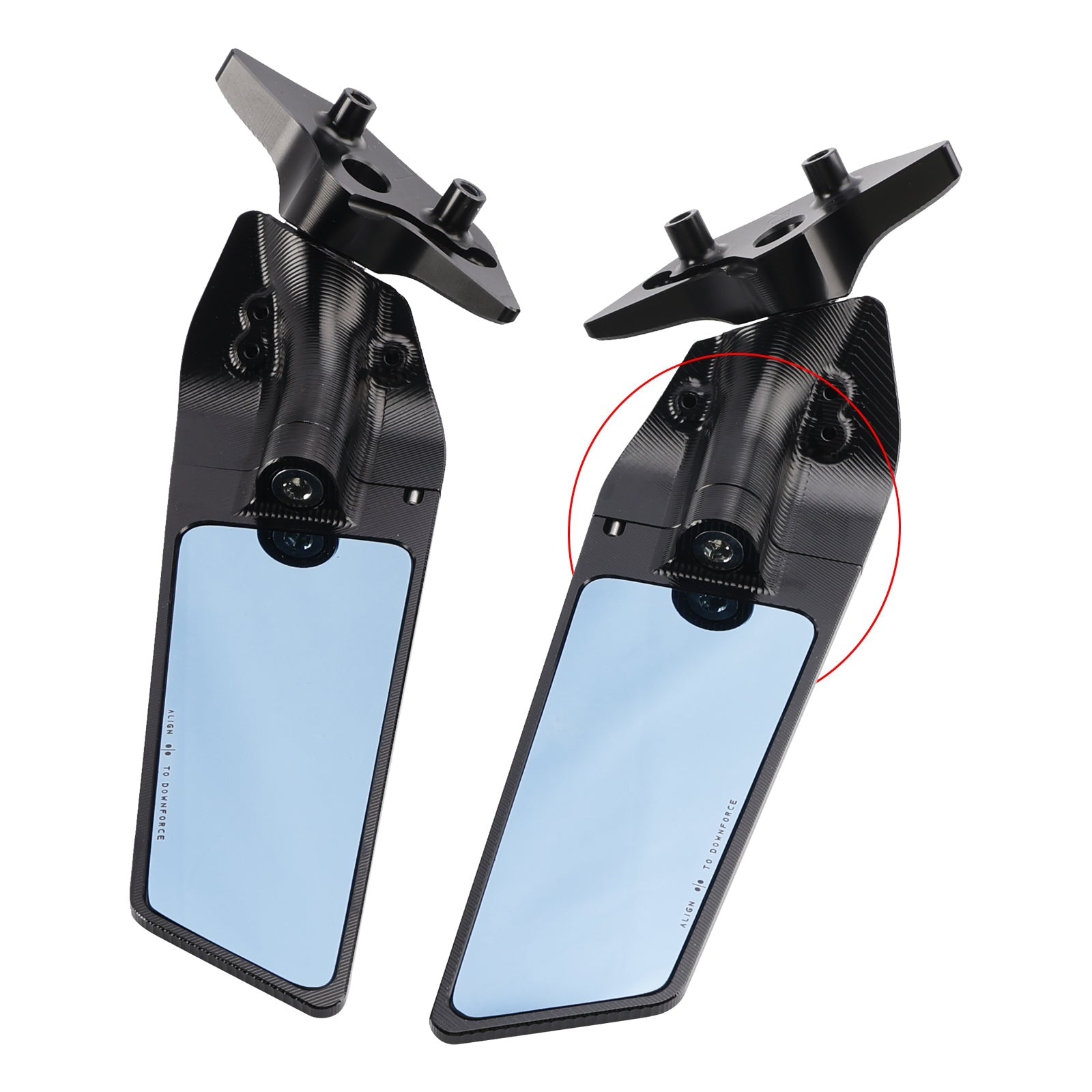 Aluminiowe lusterki boczne CNC dla BMW S1000RR 2020-2025