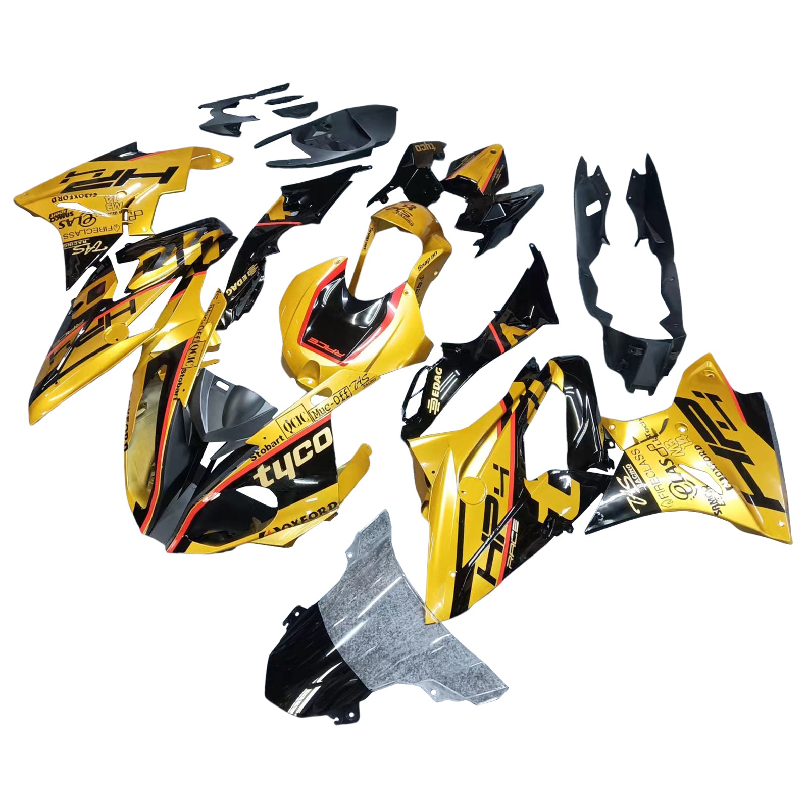 Injection Fairing Kit Bodywork Plastic ABS fit For BMW S1000RR 2017-2018