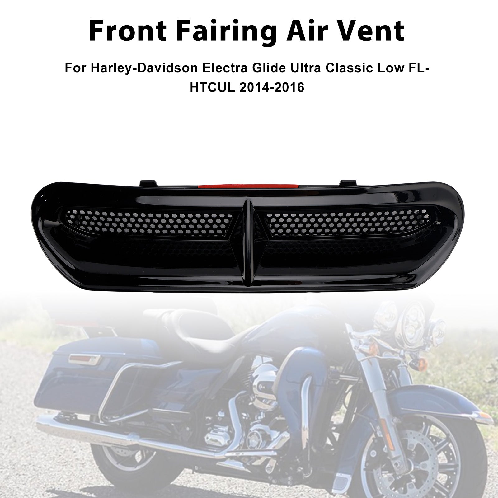 Etuosan tuuletusaukon verhoilu Touring Street Glide Electra Glide 2014-2024