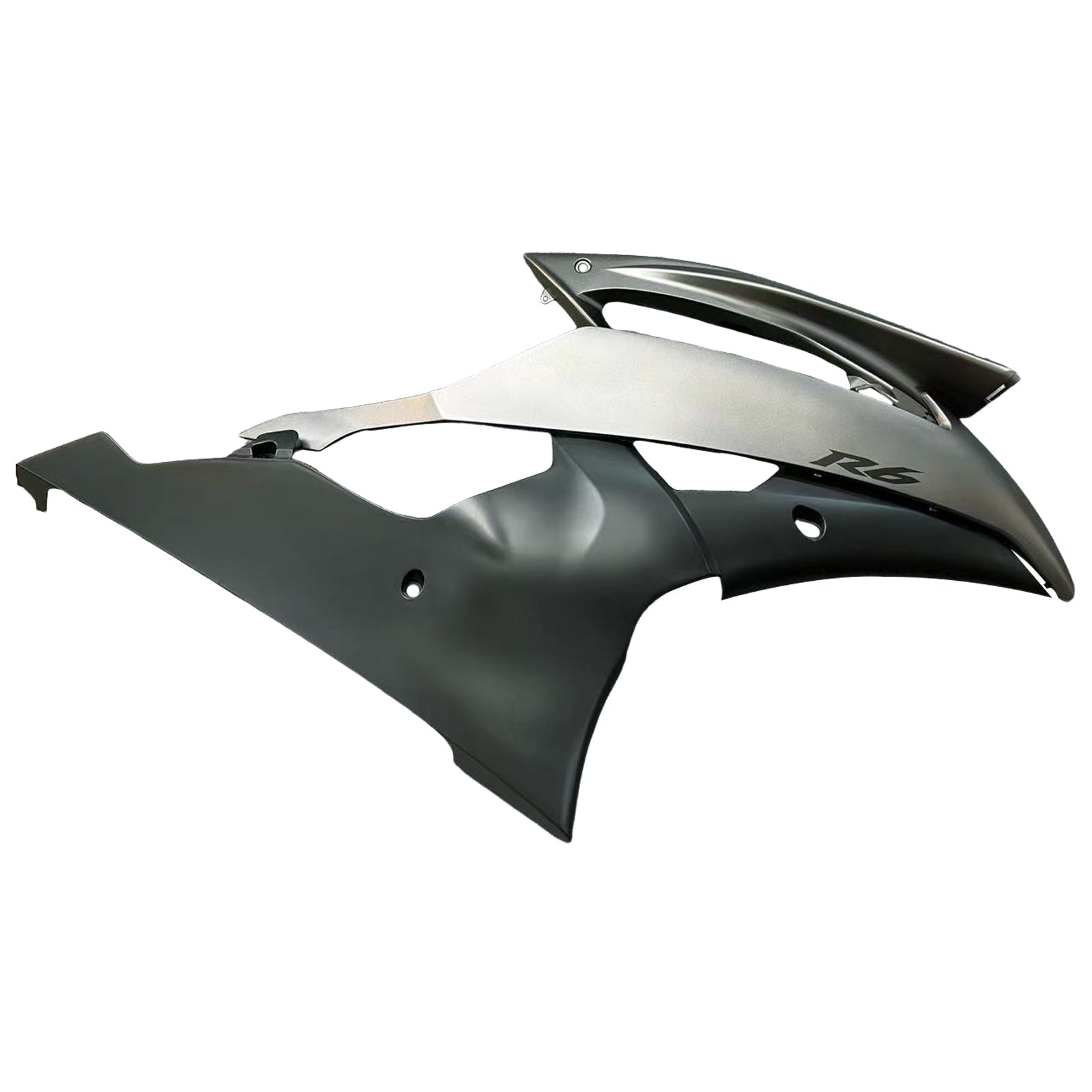 Kit de carénage en plastique ABS pour YAMAHA YZF-R6 2008-2016 Grey Black